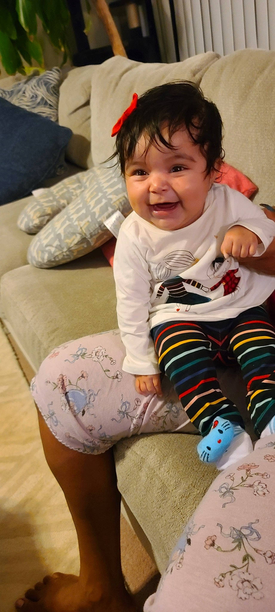 Nova joined the competition — help win amazing prizes! arm, baby, cheek, child, finger, human_leg, joint, knee, leg, person, play, shoe, smile, thigh, toddler