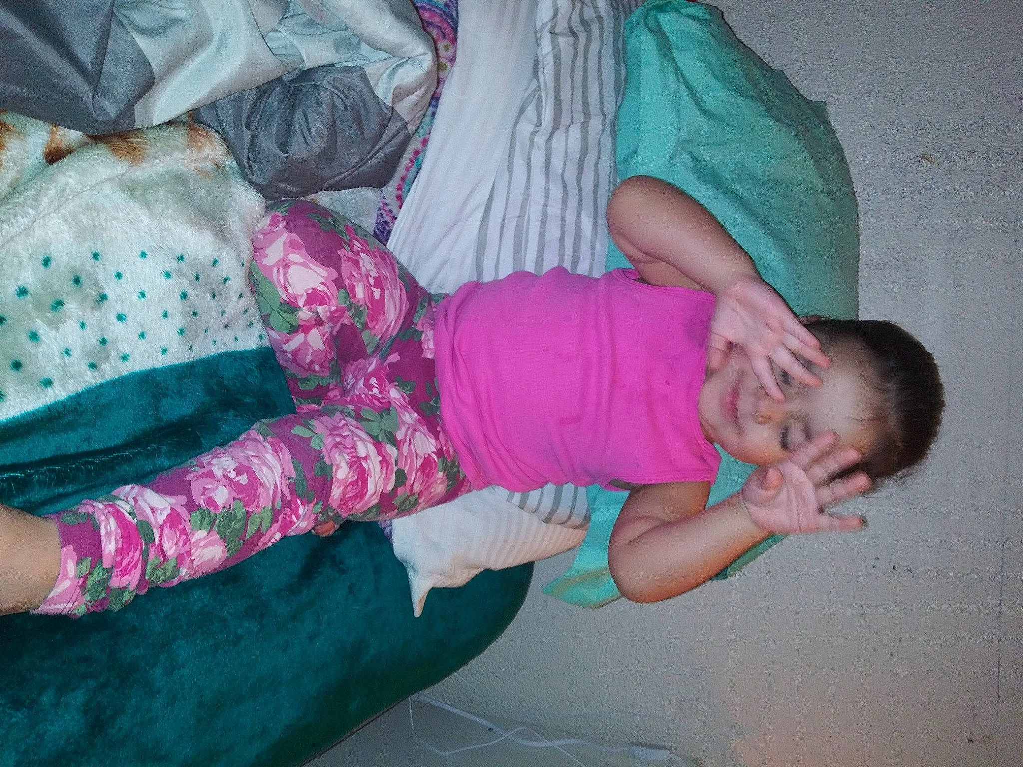 Analiyah joined the competition — help win amazing prizes! child, joy, leg, person, pink, sleep, toddler