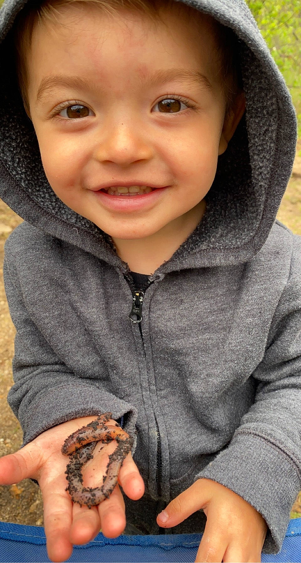 Joseph is registered to the contest to win money with this photo: baby_toddler_clothing, beauty, cheek, child, chin, finger, grass, hand, happy, joy, lip, mouth, nose, organ, outerwear, person, photograph, skin, sleeve, smile