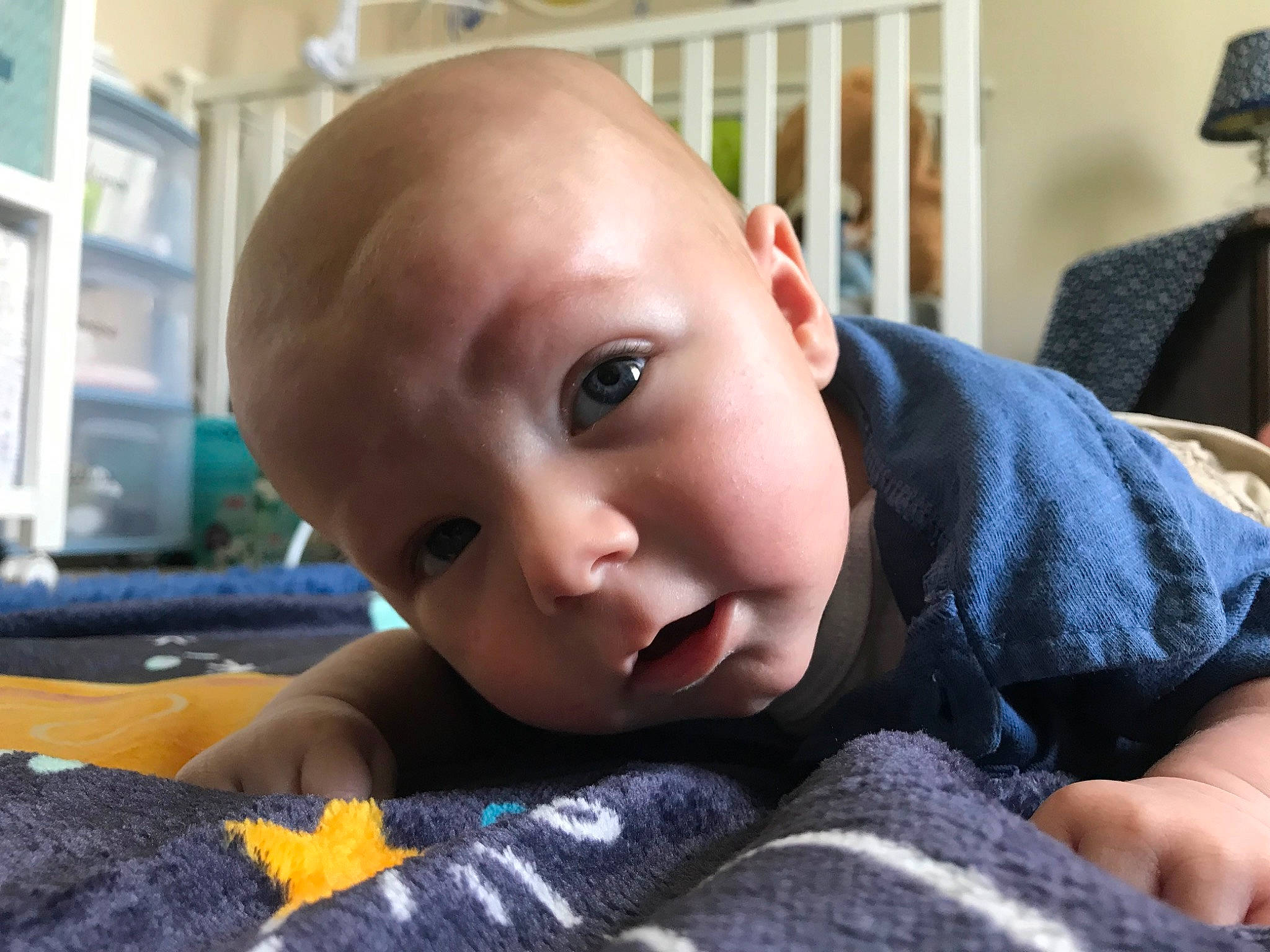 Chance joined the competition — help win amazing prizes! baby, baby_toddler_clothing, cheek, child, comfort, crawling, eyelash, flooring, fun, iris, nose, person, room, sitting, skin, toddler, tummy_time, window, wood