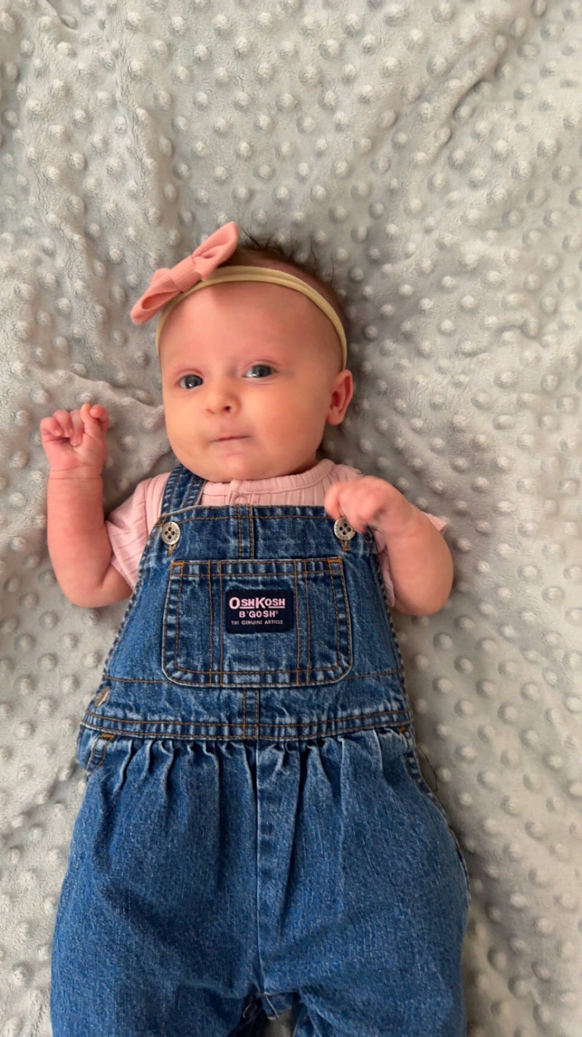 Morgan joined the competition — help win amazing prizes! baby, baby_toddler_clothing, cheek, chin, clothing, dress, eye, face, facial_expression, hairstyle, head, iris, lip, one_piece_garment, person, pink, skin, sleeve, standing, textile