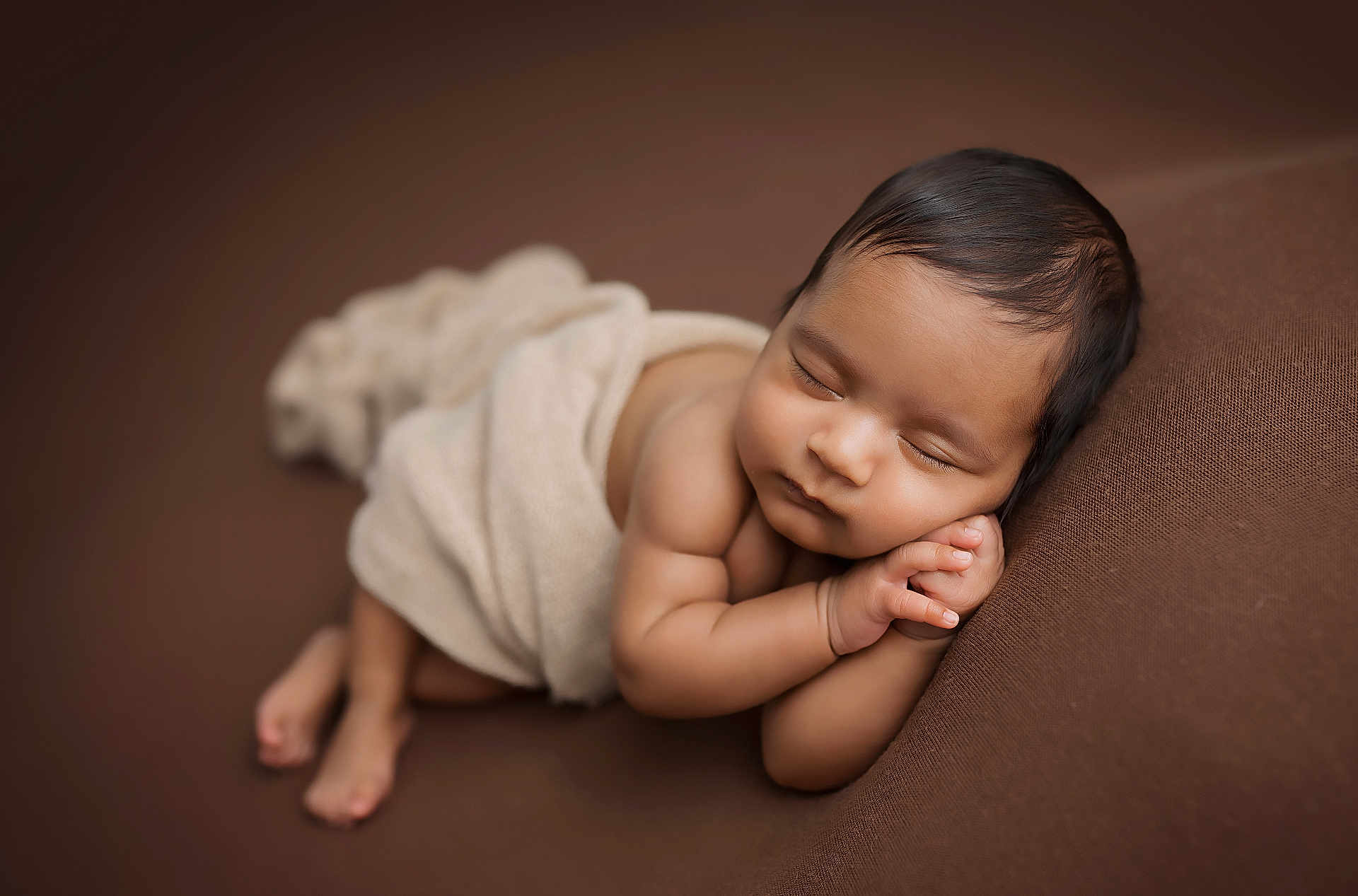 Taarak Ram joined the competition — help win amazing prizes! baby, blanket, brown_background, child, closeup, cozy, cute, face, hands, infant, newborn, peaceful, portrait, relaxing, resting, skin, sleeping, soft_lighting, toddler, wrapped