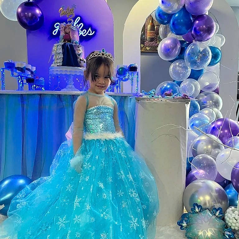 Hailee joined the competition — help win amazing prizes! aqua, azure, balloon, beauty, blue, bridal_party_dress, decoration, dress, electric_blue, event, fashion, fashion_design, gown, happy, joy, lighting, one_piece_garment, person, pink, purple