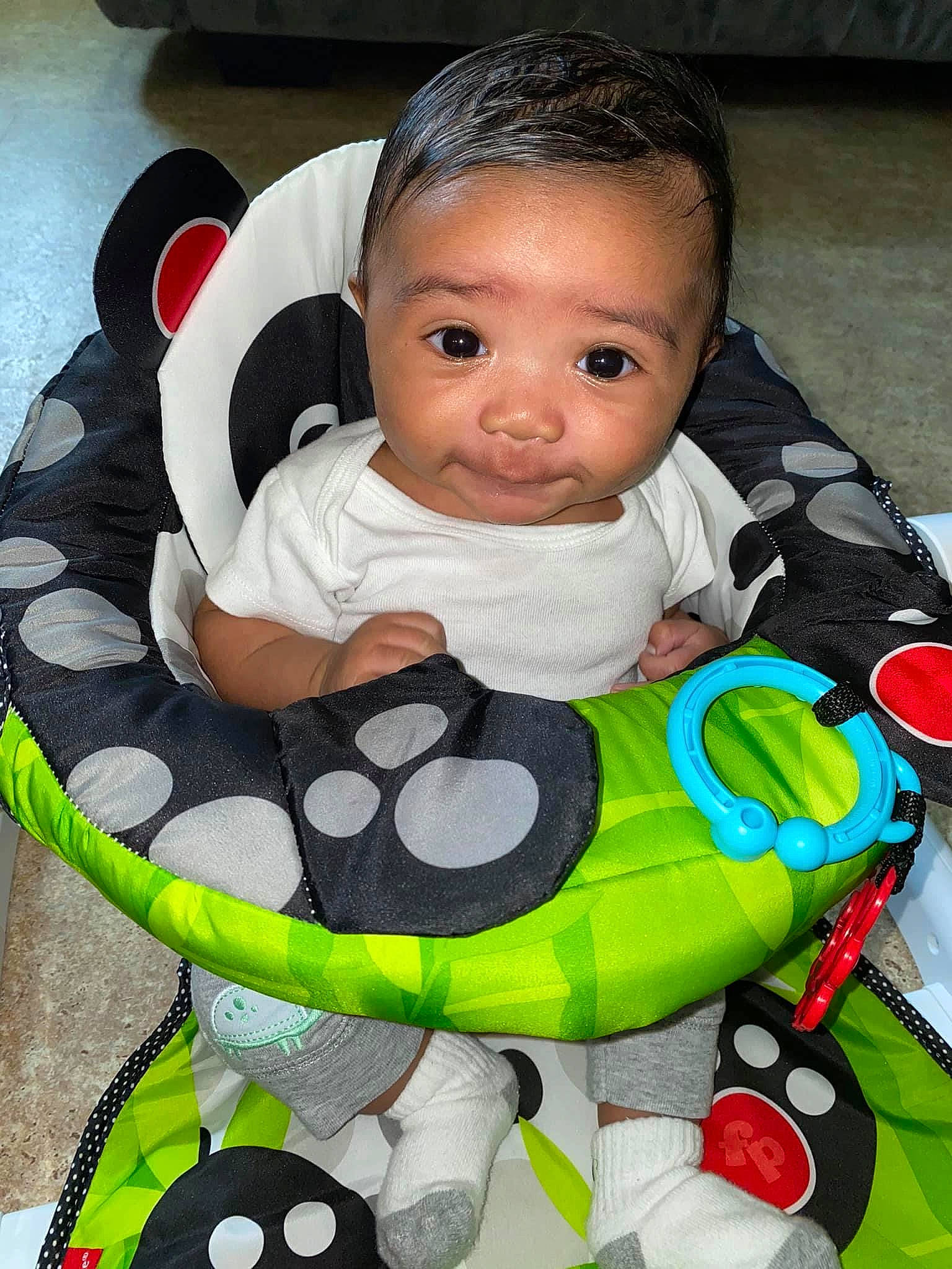 Quade joined the competition — help win amazing prizes! baby, baby_carriage, baby_products, cheek, child, person, play, product, toddler