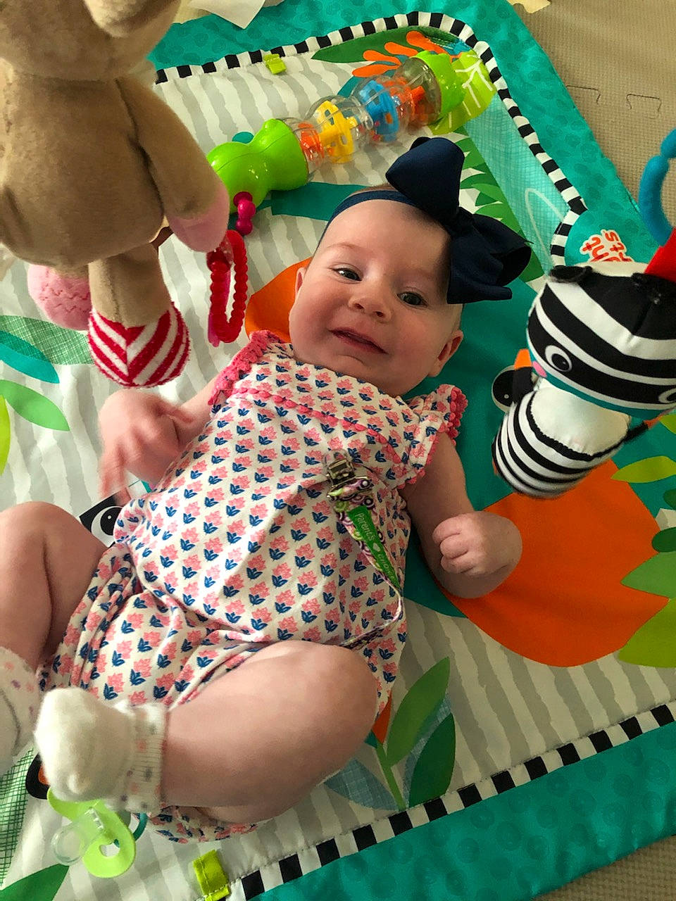 Harper joined the competition — help win amazing prizes! baby, baby_products, baby_toys, child, person, play, playmat, product, toddler, toy