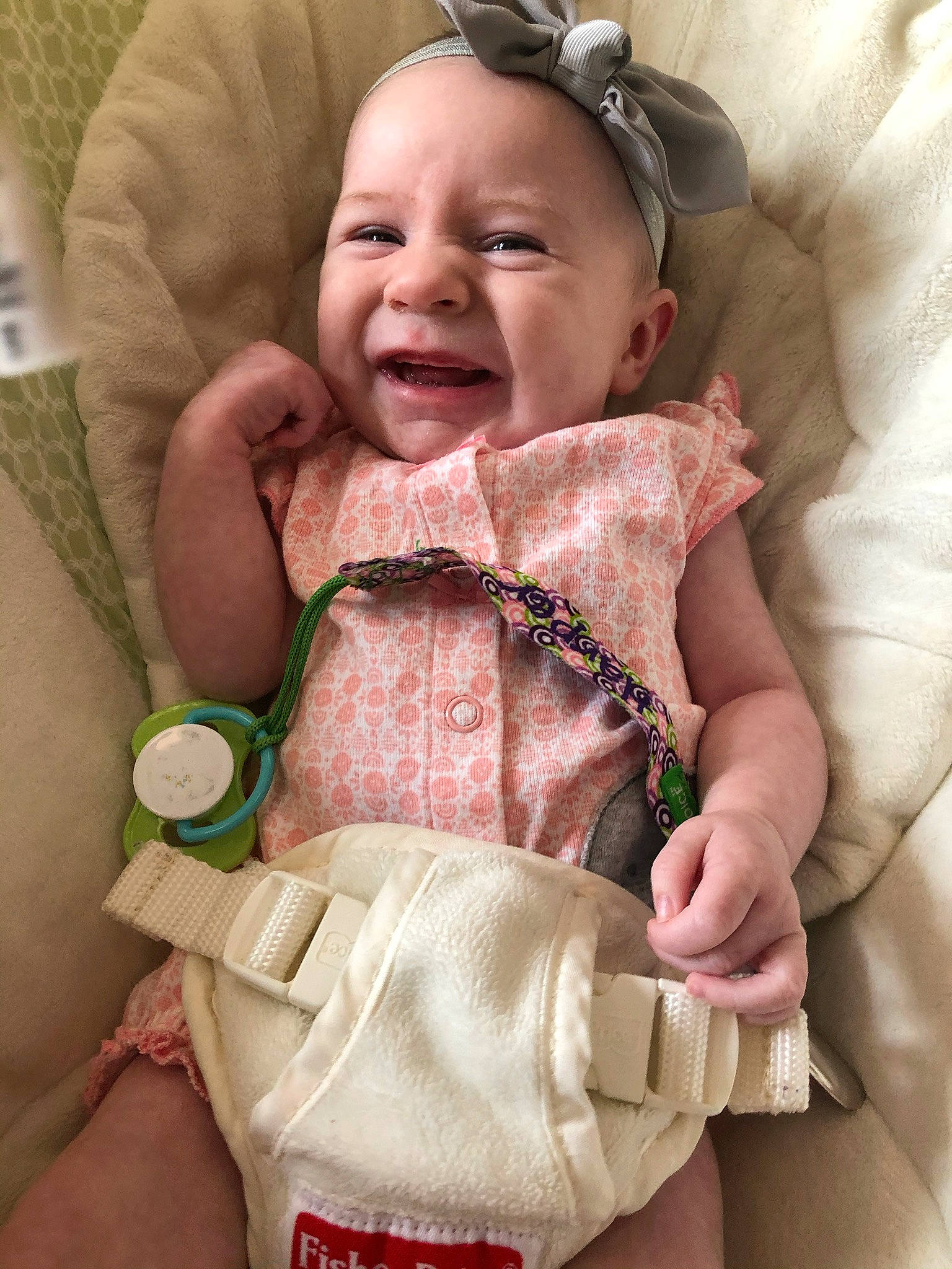 Harper joined the competition — help win amazing prizes! baby, baby_in_car_seat, baby_products, cheek, child, hand, person, product, skin, smile, toddler