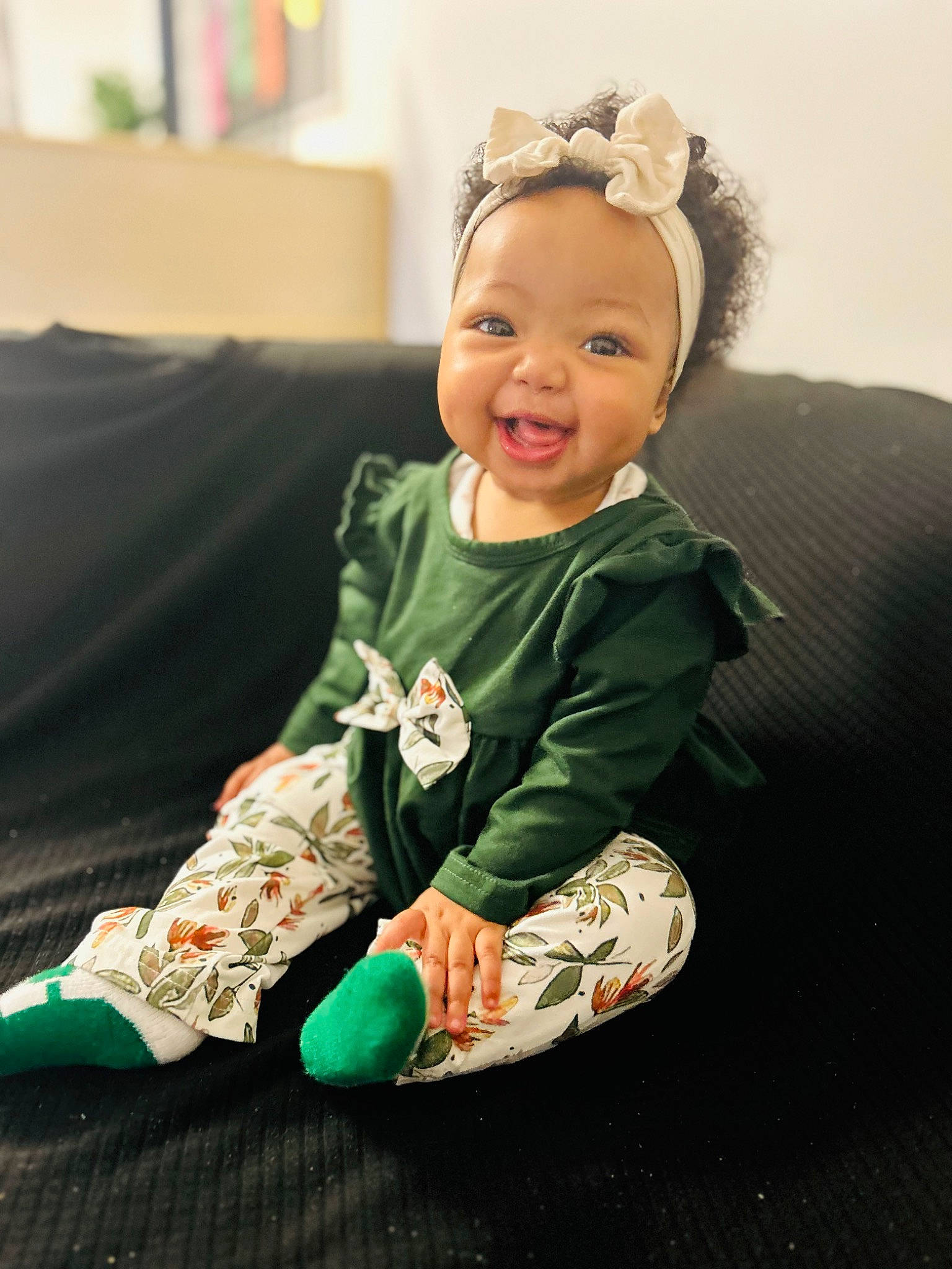 Zenovia joined the competition — help win amazing prizes! arm, baby, baby_toddler_clothing, child, comfort, couch, eye, happy, head, human_body, mammal, pattern, person, product, sitting, skin, sleeve, smile, sock, t_shirt