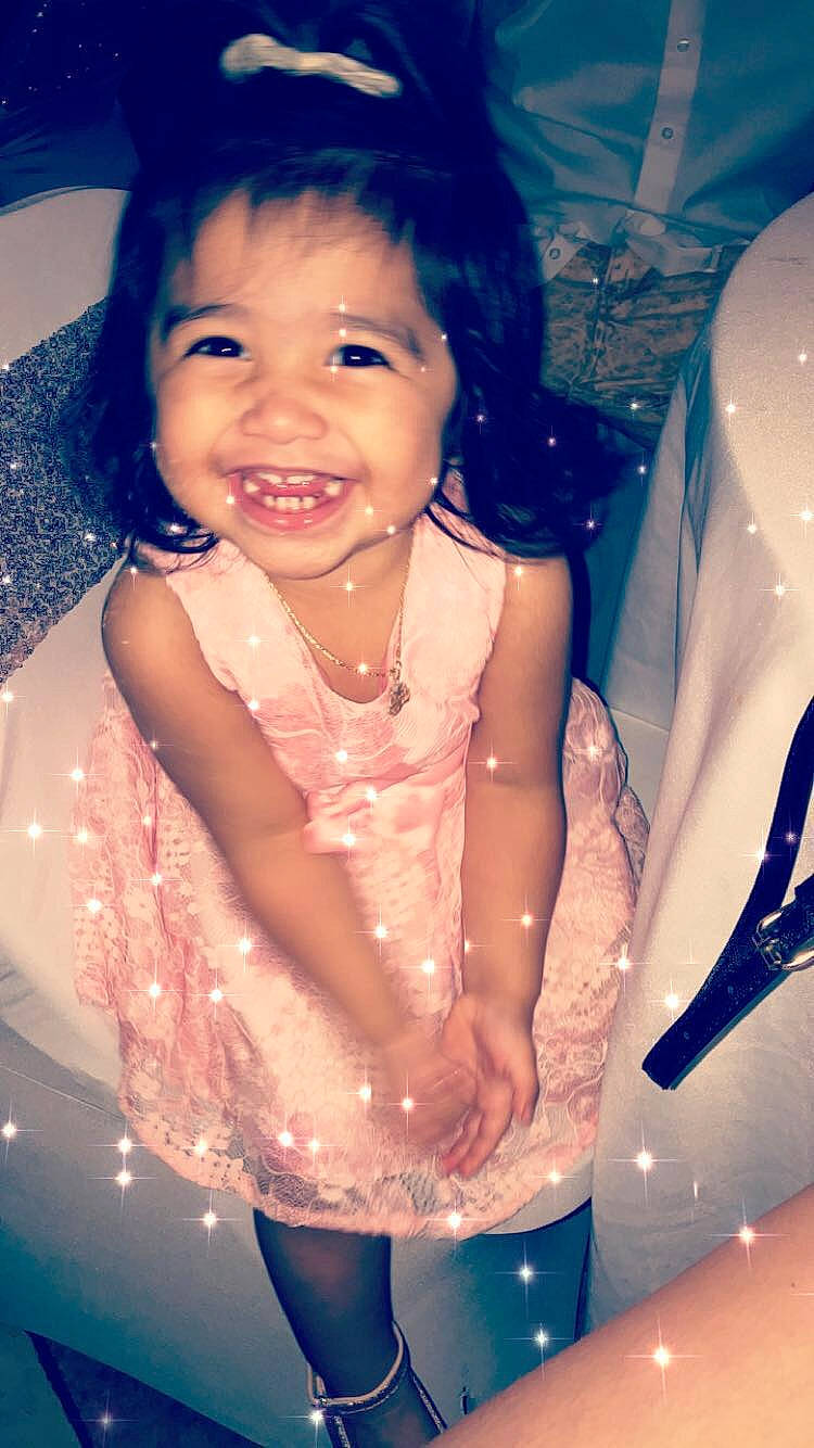 Mila is registered to the contest to win money with this photo: bathing, black_hair, child, face, facial_expression, fun, happy, joy, laugh, leisure, person, skin, smile, toddler, tooth, water