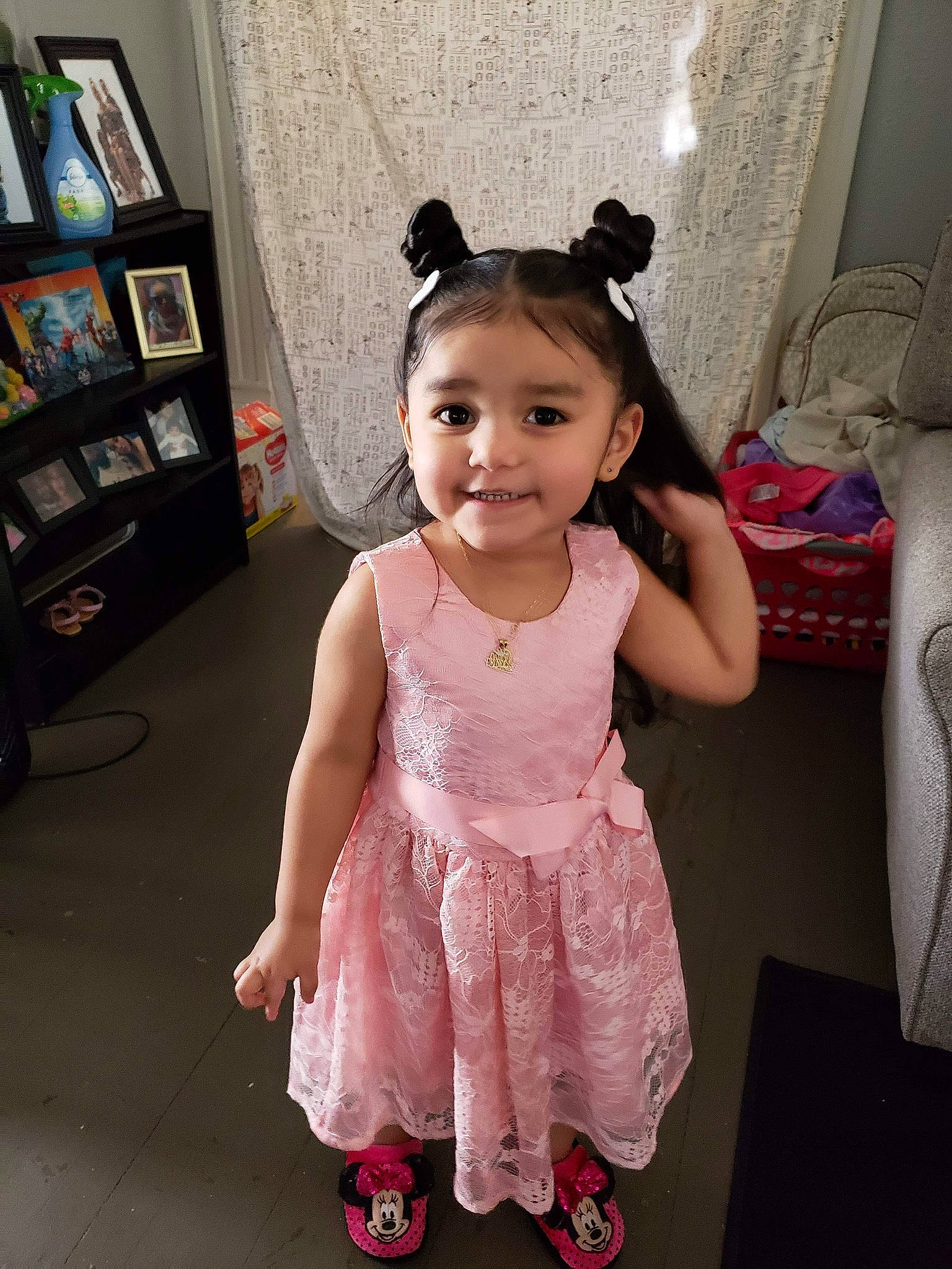 Miracle joined the competition — help win amazing prizes! baby, beauty, cheek, child, child_model, clothing, dress, ear, eye, face, footwear, happy, head, joy, lip, person, pink, shoulder, skin, smile