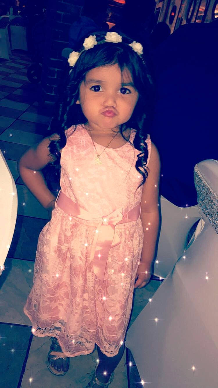 Miracle joined the competition — help win amazing prizes! child, doll, dress, fashion_accessory, headpiece, headwear, iris, long_hair, person, skin, smile, toddler