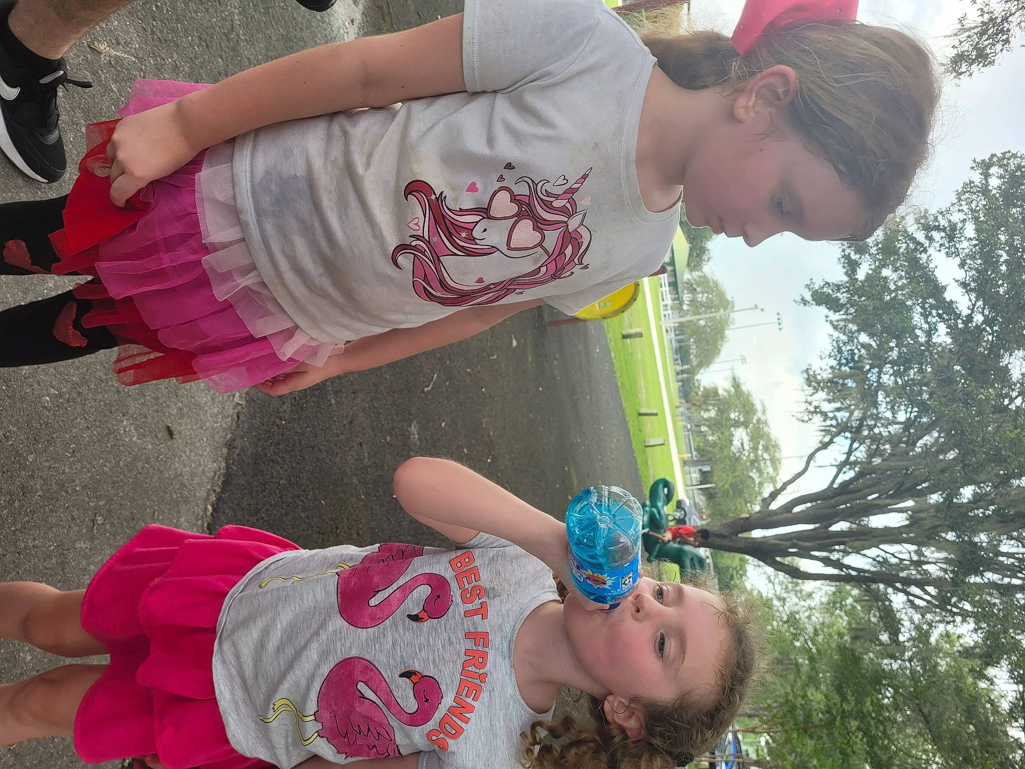 Dixie joined the competition — help win amazing prizes! arm, child, fun, grass, green, happy, hat, joint, leisure, person, photograph, pink, plant, sky, snapshot, thigh, toddler, tree, water, white