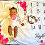 Alyssa Jacobs joined the competition — help win amazing prizes! baby, clothing, cushion, face, flower, flowerarrangement, flowerbouquet, head, homedecor, hosiery, number, person, photography, plant, portrait, rose, sitting, sock, symbol, text