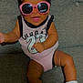 Alyssa Jacobs joined the competition — help win amazing prizes! accessories, baby, bodypart, clothing, couch, face, finger, footwear, glasses, goggles, hand, head, hosiery, person, photography, portrait, shoe, sock, sunglasses, toy