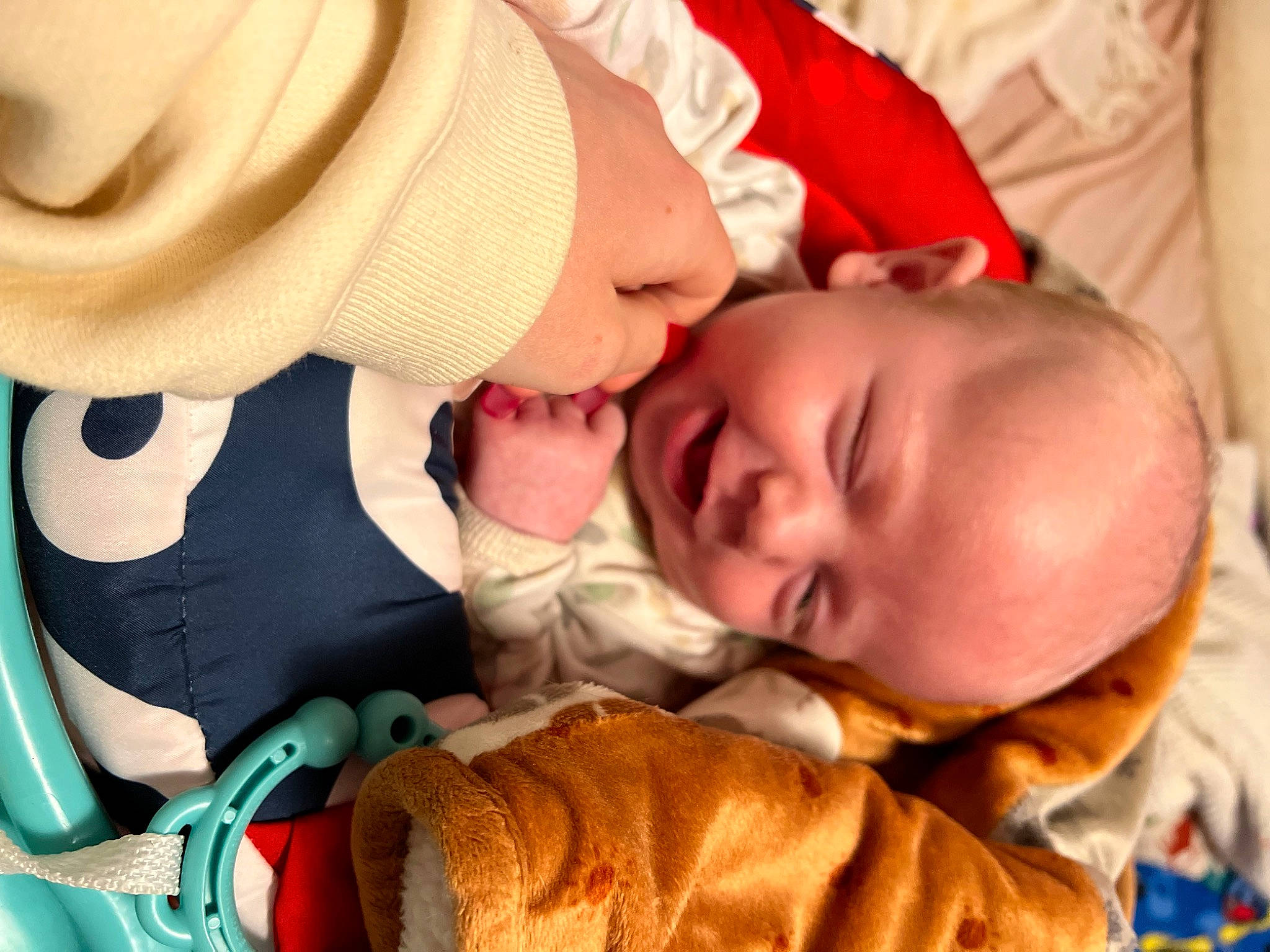 Axel Lee joined the competition — help win amazing prizes! baby, cheek, comfort, eye, facial_expression, finger, happy, head, human, human_body, mammal, mouth, nose, orange, organ, person, skin, smile, textile, toddler