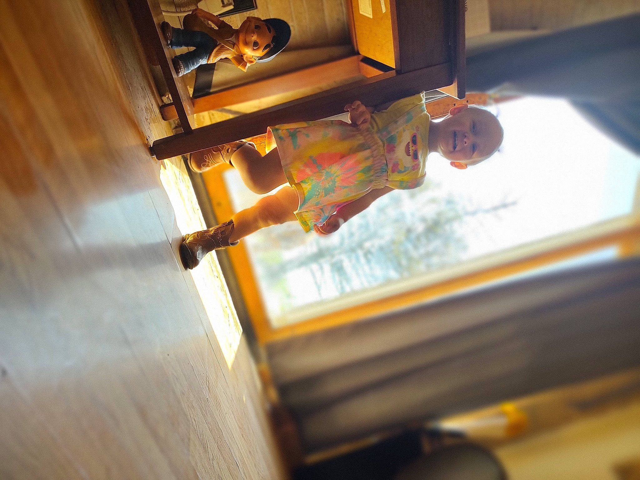 Hadley joined the competition — help win amazing prizes! automotive_lighting, ceiling, flooring, fun, glass, hardwood, heat, joy, person, plywood, room, varnish, vehicle_door, window, windshield, wood, wood_flooring, wood_stain