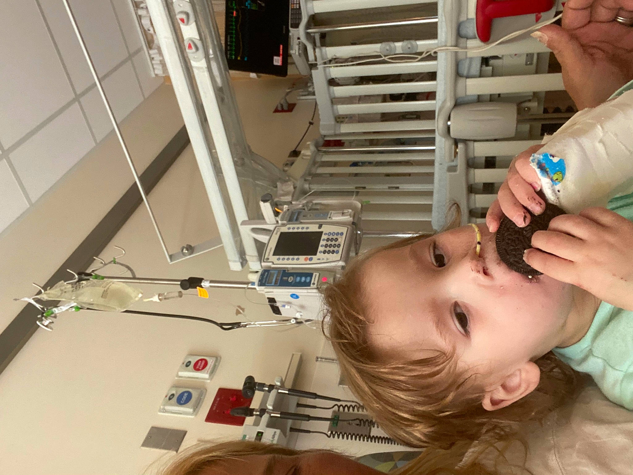 Olivia joined the competition — help win amazing prizes! aerospace_engineering, baby, chest, engineering, eyelash, health_care, hospital, human_leg, jaw, machine, medical, medical_equipment, medical_procedure, nail, person, room, science, service, skin, thumb