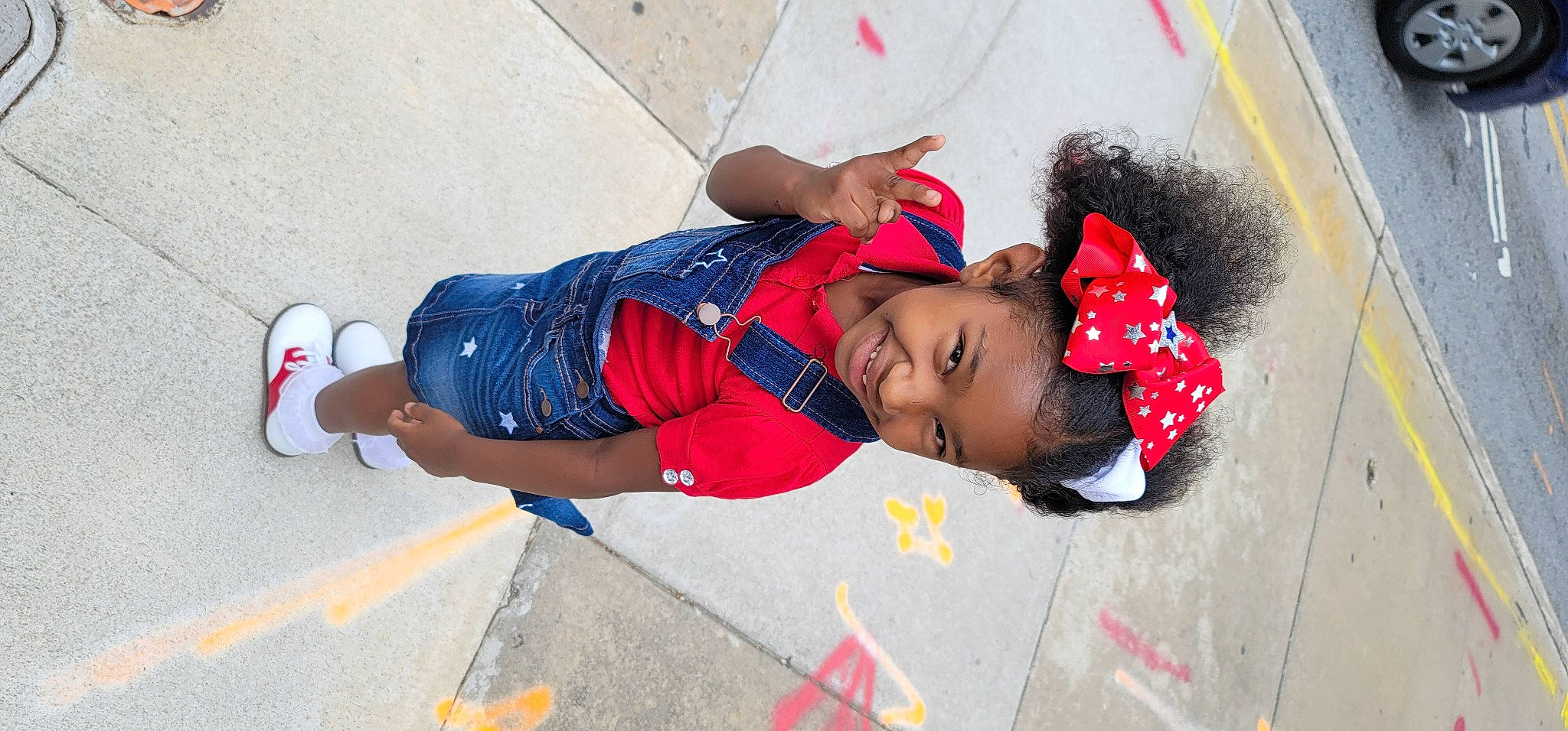 Amari Rowe joined the competition — help win amazing prizes! arm, asphalt, carmine, child, concrete, electric_blue, fun, human_leg, joint, joy, leg, leisure, person, plant, recreation, shoe, sidewalk, sneakers, street_fashion, t_shirt