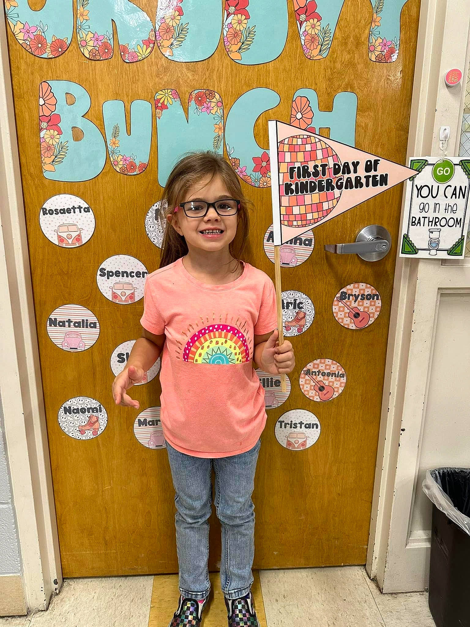 Rosaetta joined the competition — help win amazing prizes! baby_toddler_clothing, child, door, event, eyewear, fun, hairstyle, happy, joy, pattern, peach, person, pink, room, sleeve, smile, t_shirt, textile, toddler, visual_arts