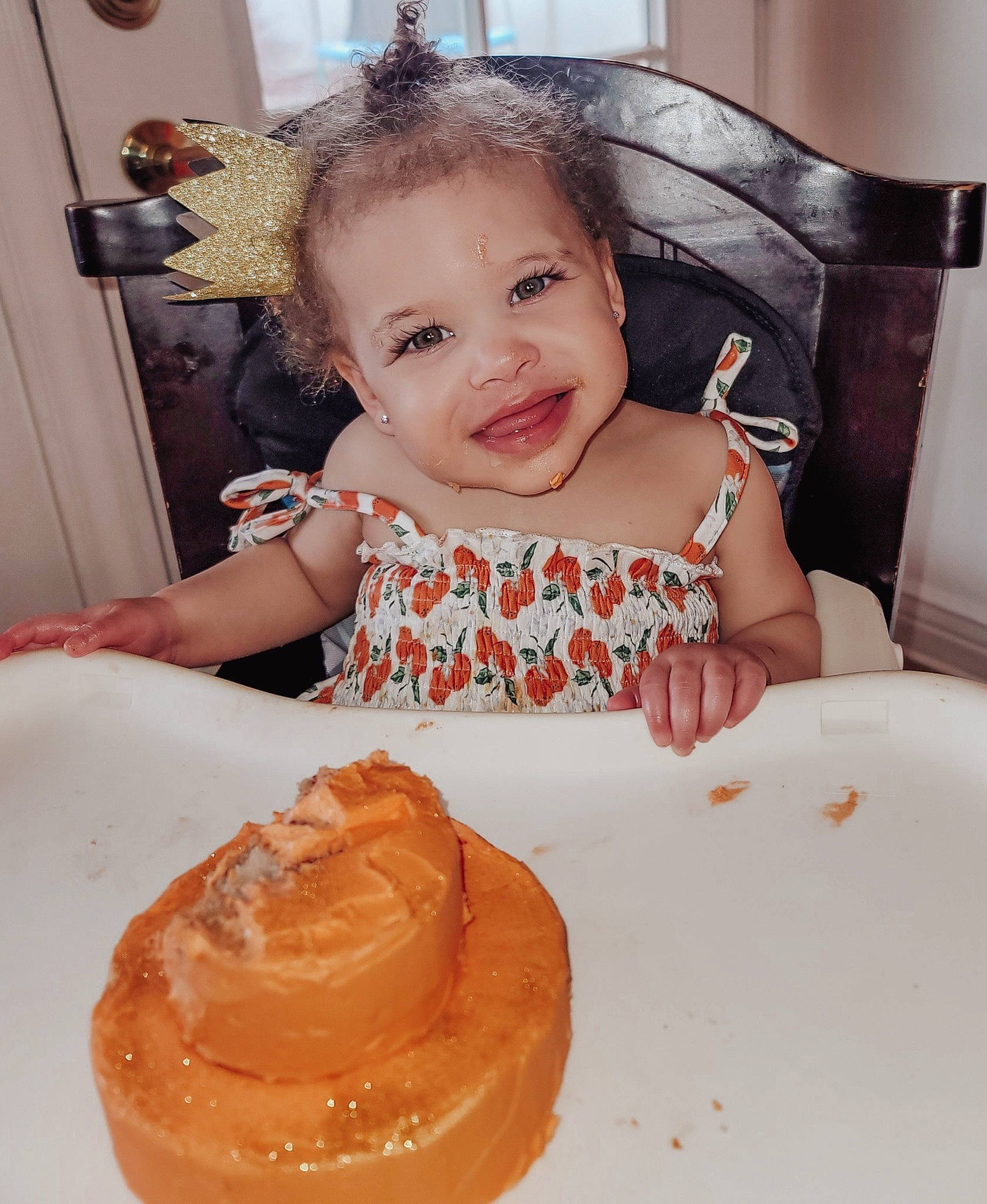 Kahlani joined the competition — help win amazing prizes! art, baby, baby_toddler_clothing, baking, birthday_cake, chair, clay, dish, door, food, hairstyle, happy, icing, ingredient, joy, person, picture_frame, pottery, smile, sweetness