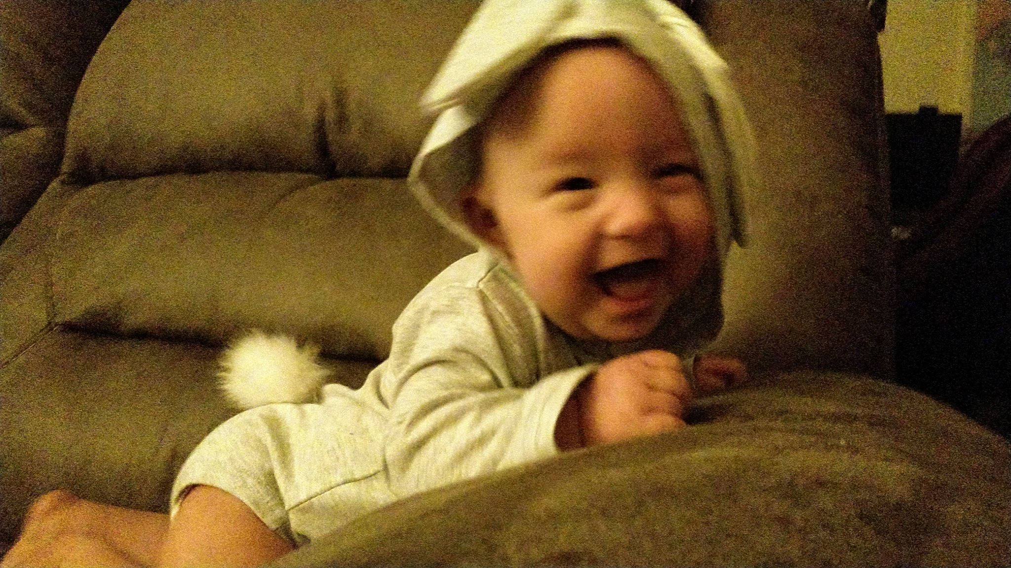 Lumi is registered to the contest to win money with this photo: baby, baby_laughing, cheek, child, facial_expression, person, smile, toddler