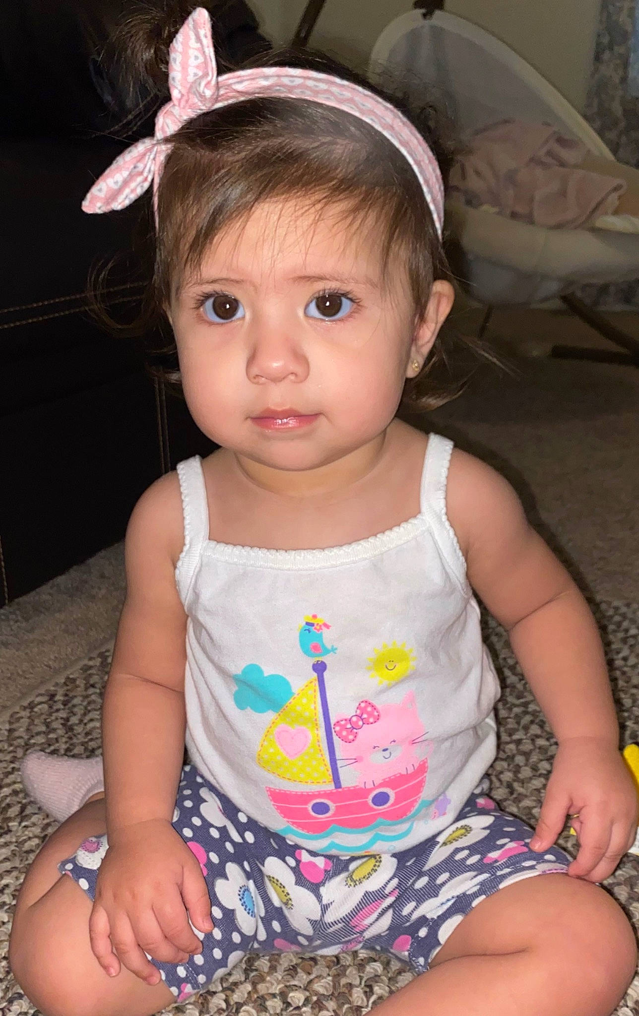 Melissa is registered to the contest to win money with this photo: baby_toddler_clothing, cheek, child, chin, clothing, cool, eyelash, facial_expression, hairstyle, happy, head, iris, neck, organ, people, person, pink, skin, sleeve, toddler