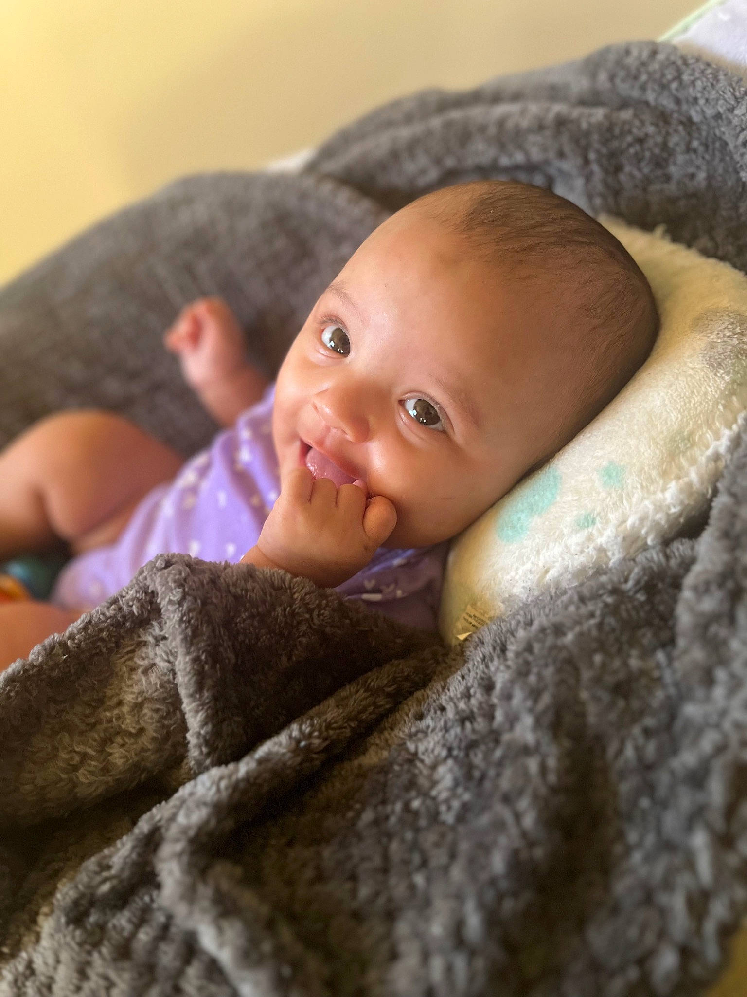 Avani joined the competition — help win amazing prizes! baby, cheek, child, comfort, eyebrow, fur, happy, iris, linens, nose, person, portrait_photography, room, sitting, skin, smile, toddler, wood, wool