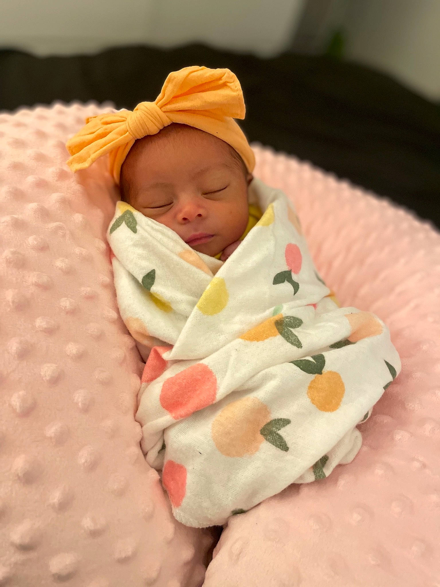 Raya joined the competition — help win amazing prizes! baby, baby_products, baby_sleeping, baby_toddler_clothing, bedtime, carmine, child, comfort, event, hat, headwear, linens, pattern, peach, person, room, sleep, sleeve, thumb, toddler