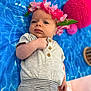 accessories, baby, clothing, dress, face, flower, flowerarrangement, flowerbouquet, hat, head, newborn, person, petal, photography, plant, pool, portrait, summer, swimmingpool, water