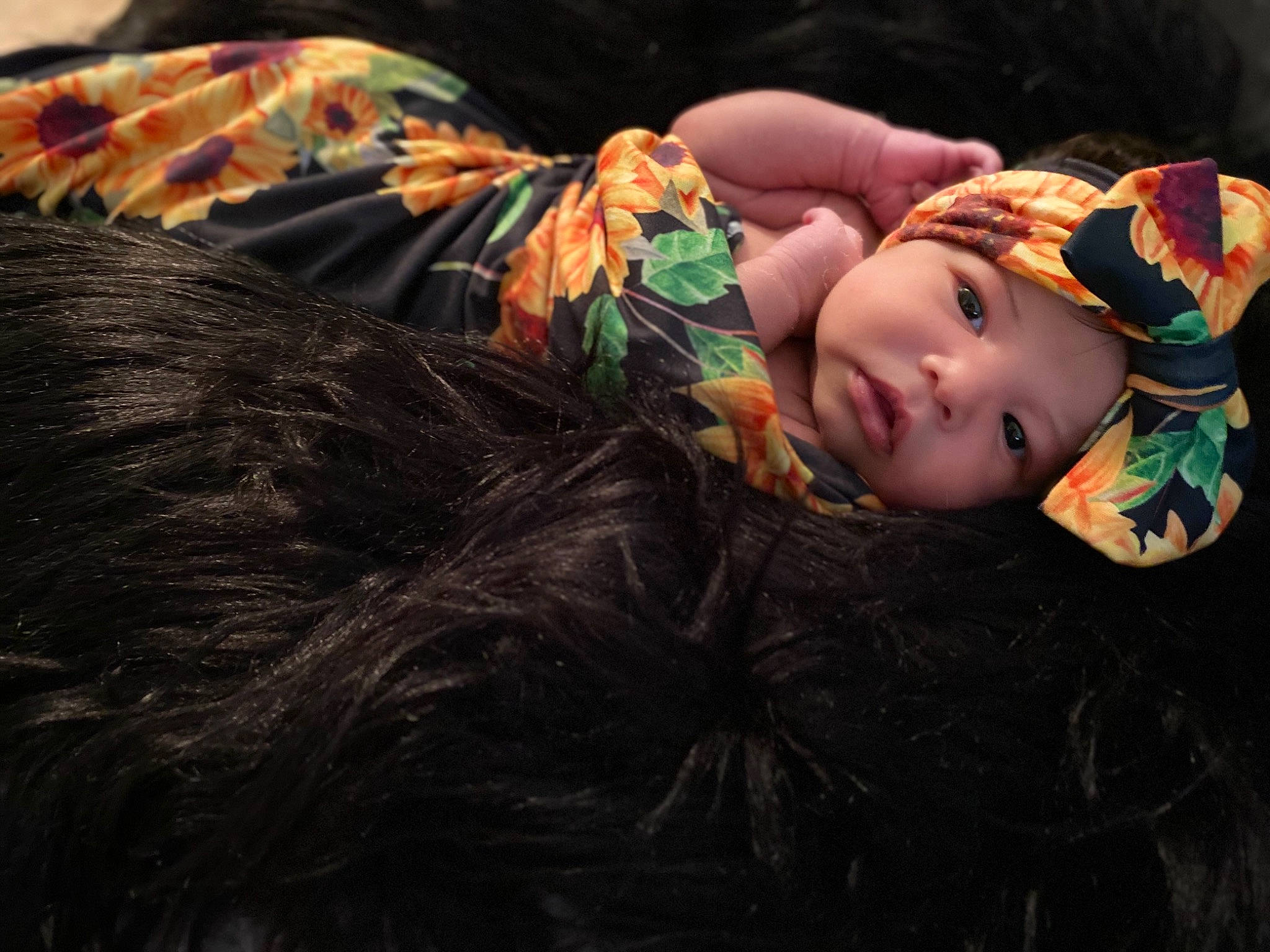 Gianna is registered to the contest to win money with this photo: child, hair_accessory, headwear, leaf, person