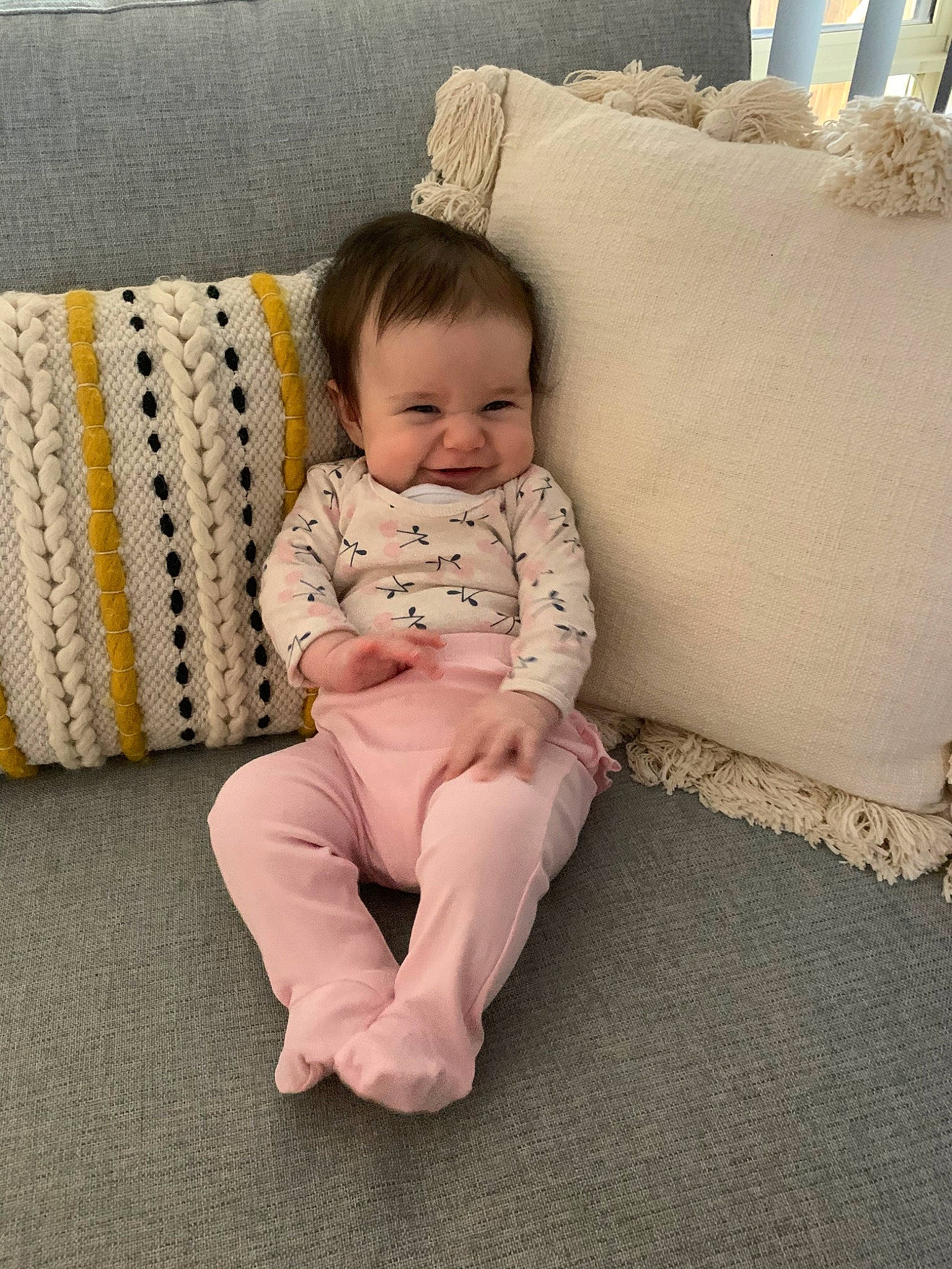 Capri is registered to the contest to win money with this photo: baby, child, comfort, person, room, sitting, skin, toddler