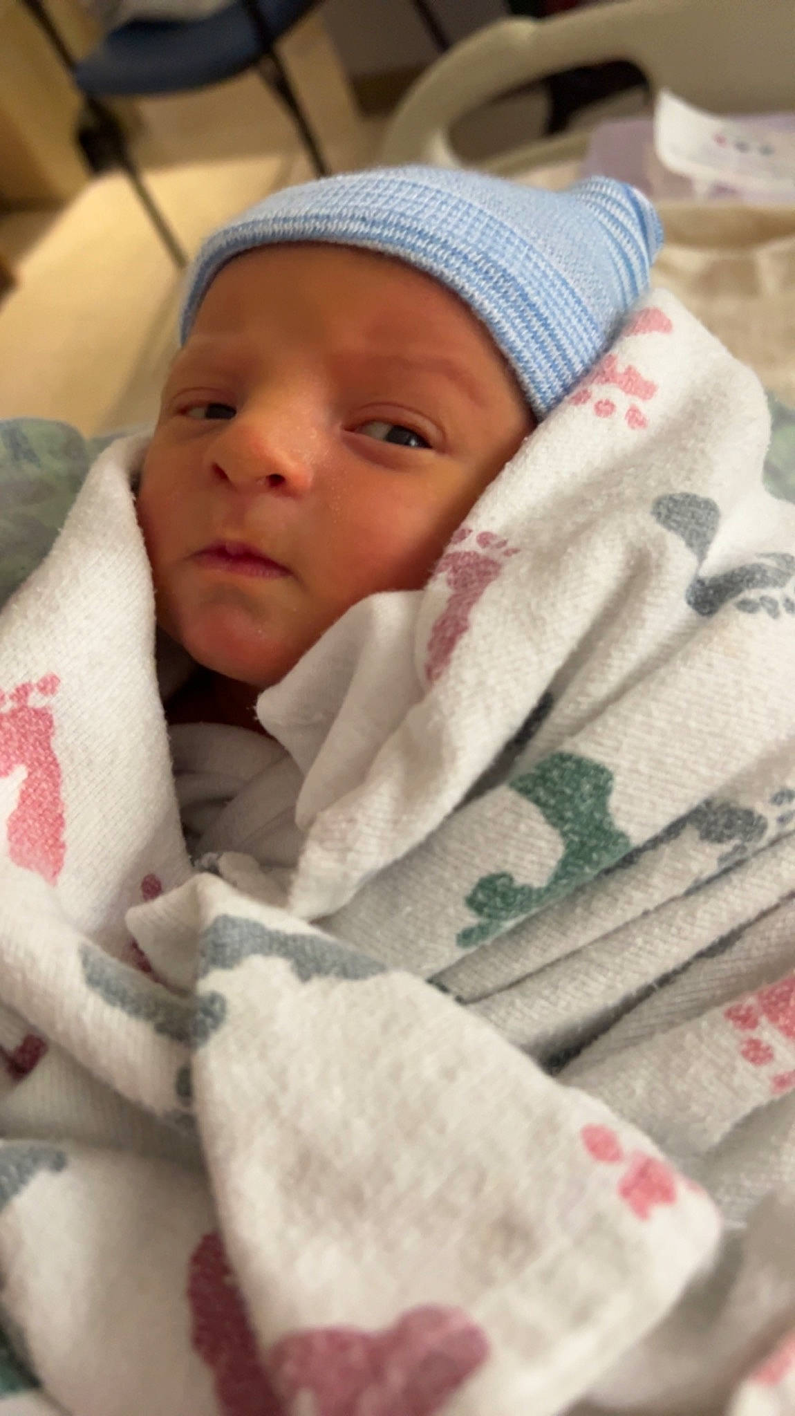 Paxton joined the competition — help win amazing prizes! baby, baby_products, baby_safety, baby_sleeping, baby_toddler_clothing, bedding, bedtime, blanket, carmine, cheek, child, comfort, fur, hat, headwear, linens, nap, person, room, skin