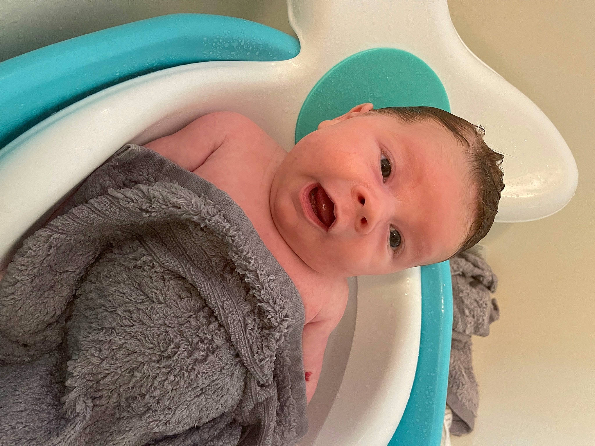 Maddox joined the competition — help win amazing prizes! baby, baby_toddler_clothing, cap, cheek, comfort, ear, eye, eyelash, facial_expression, happy, hat, headgear, iris, lip, neck, nose, person, pink, skin, sleeve