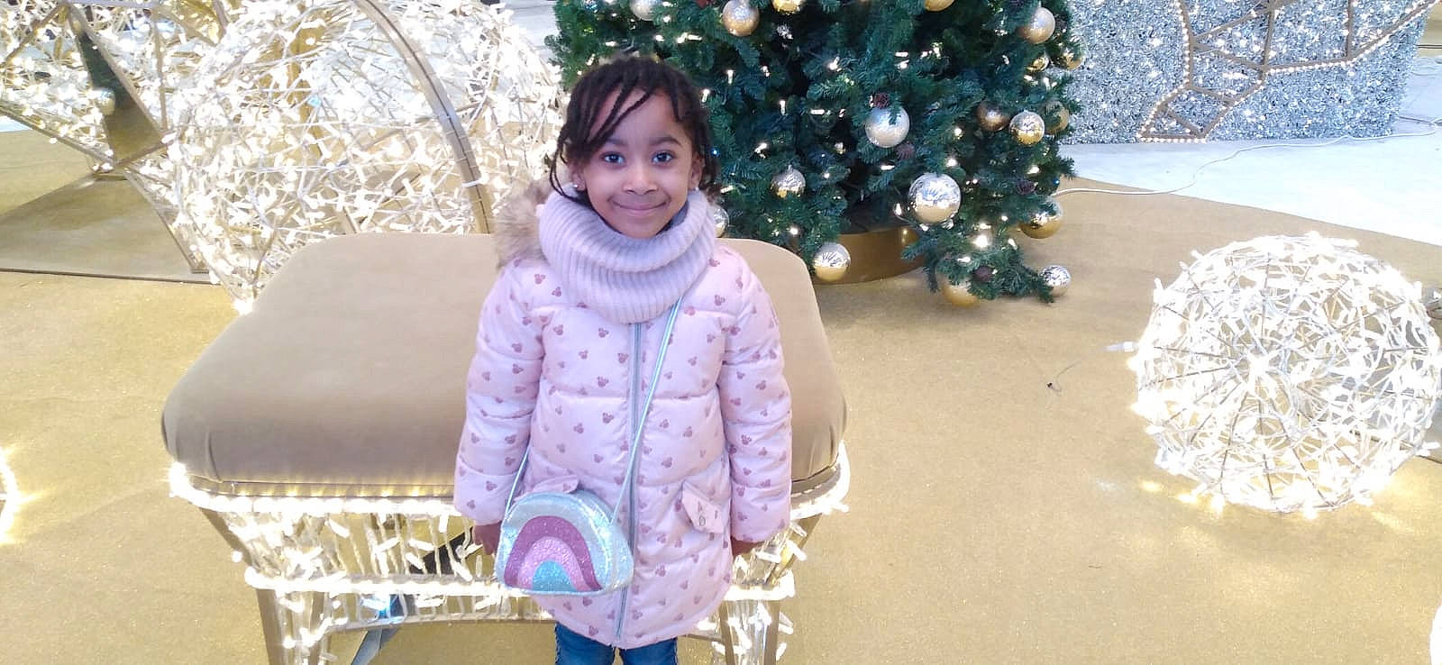 Marie-reine a rejoint le concours — aidez-le/la à gagner de superbes lots ! bag, christmas, christmas_decoration, christmas_ornament, christmas_tree, fur, fur_clothing, holiday, hood, jacket, joy, natural_material, ornament, parka, person, snow, stole, street_fashion, textile, winter