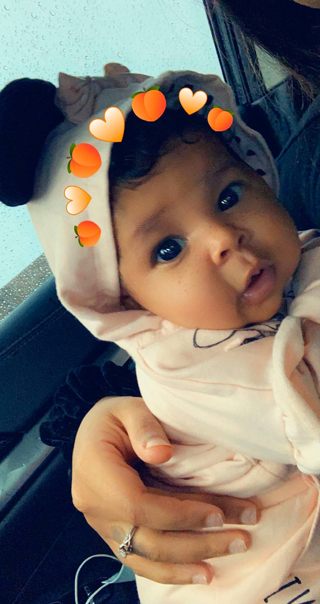 Aliya is registered to the contest to win money with this photo: baby, baby_toddler_clothing, cap, cheek, chin, cool, eye, eyebrow, eyelash, finger, hair, hand, happy, head, headwear, human_body, iris, lip, mouth, nose