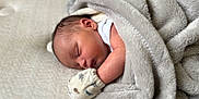 Noah-Jude is registered to the contest to win money with this photo: newborn, baby, sleeping, blanket, mitten, bed, soft, peaceful, infant, cute, closeup, skin, face, rest, comfort, warm, texture, cozy, portrait, child