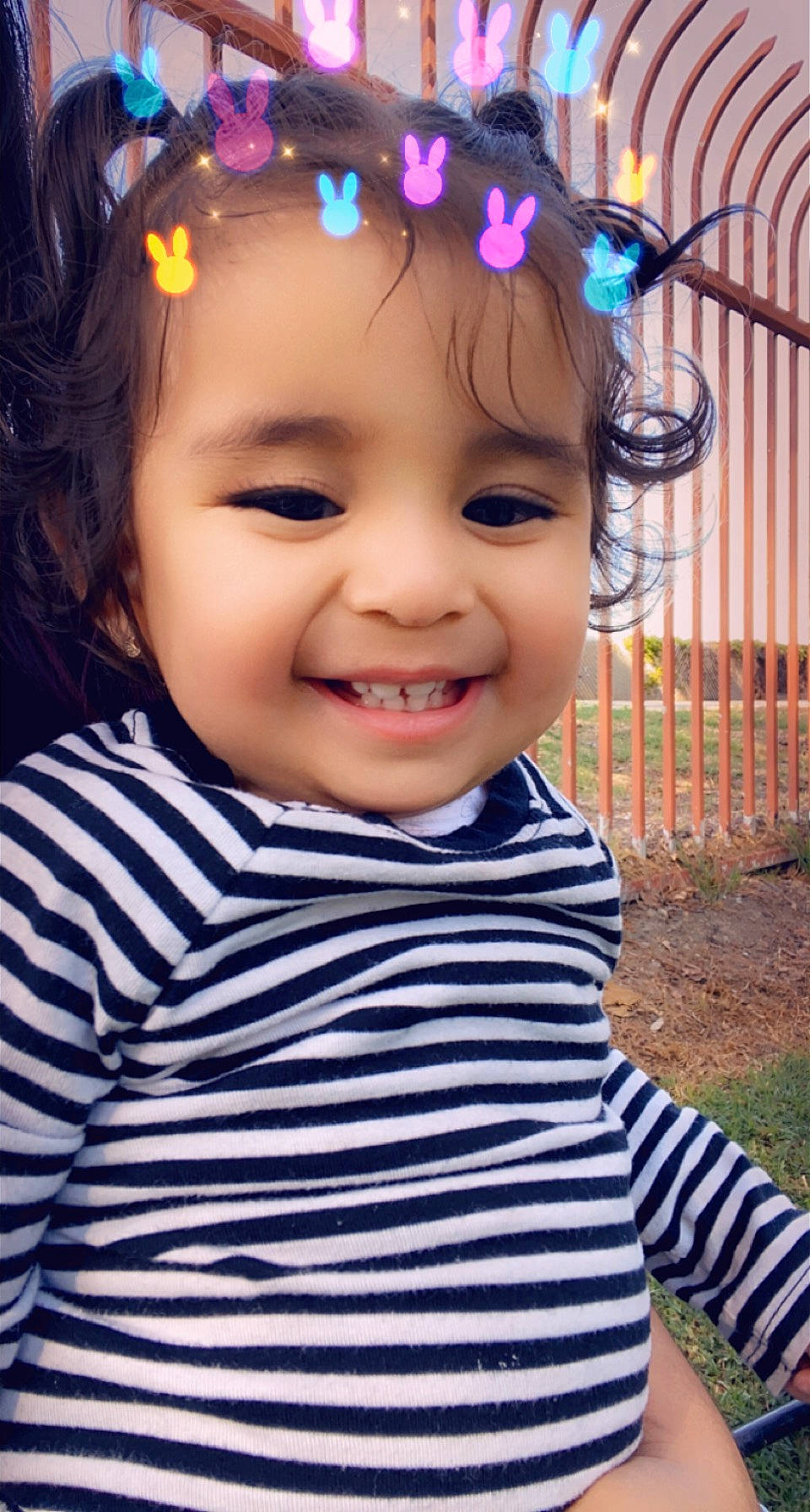 Dayana is registered to the contest to win money with this photo: baby_toddler_clothing, black, blue, cheek, chin, eye, eyebrow, face, facial_expression, green, hairstyle, happy, iris, joy, lip, organ, person, photograph, skin, sleeve