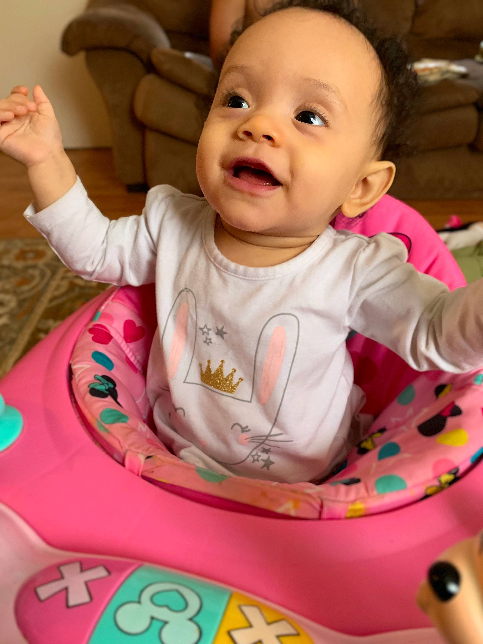 Margaux joined the competition — help win amazing prizes! baby, beauty, cheek, child, lip, person, pink, play, skin, smile, toddler