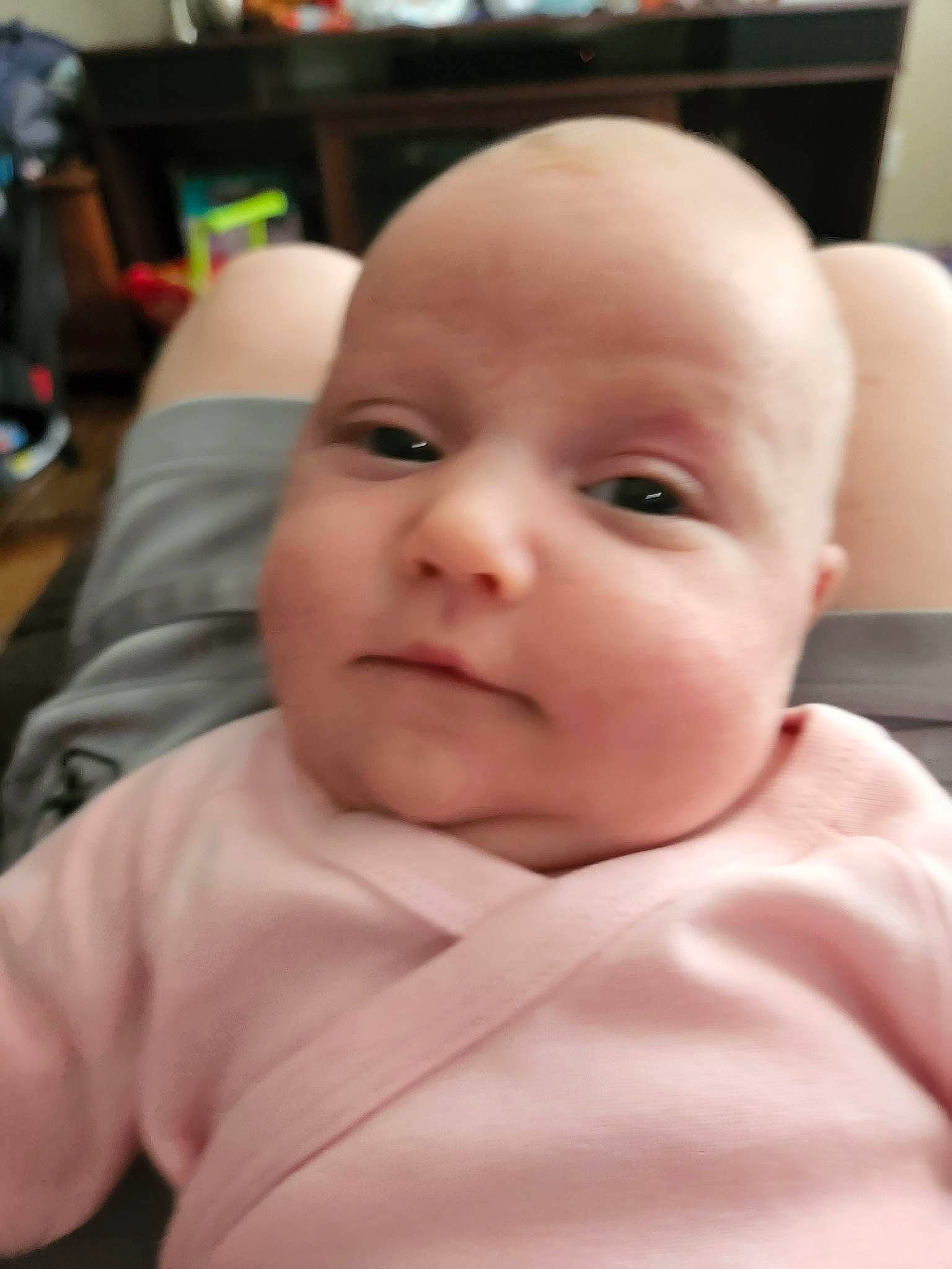 Bonnie joined the competition — help win amazing prizes! baby, baby_toddler_clothing, cheek, child, collar, comfort, ear, eyebrow, eyelash, finger, happy, iris, lip, mouth, nose, person, skin, sleeve, smile, thumb