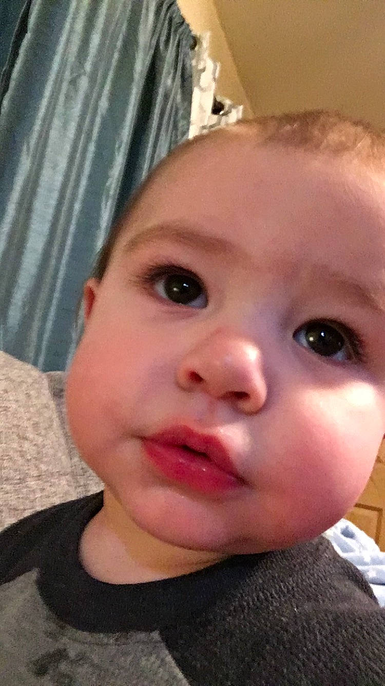 Vincent joined the competition — help win amazing prizes! baby, baby_toddler_clothing, cheek, child, chin, curtain, ear, eyebrow, eyelash, forehead, fun, iris, jaw, lip, mouth, nose, person, skin, smile, toddler