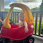 Richard joined the competition — help win amazing prizes! baby, device, face, grass, head, lawn, lawnmower, machine, outdoorplayarea, outdoors, person, photography, plant, playarea, portrait, spoke, tool, transportation, vehicle, wheel