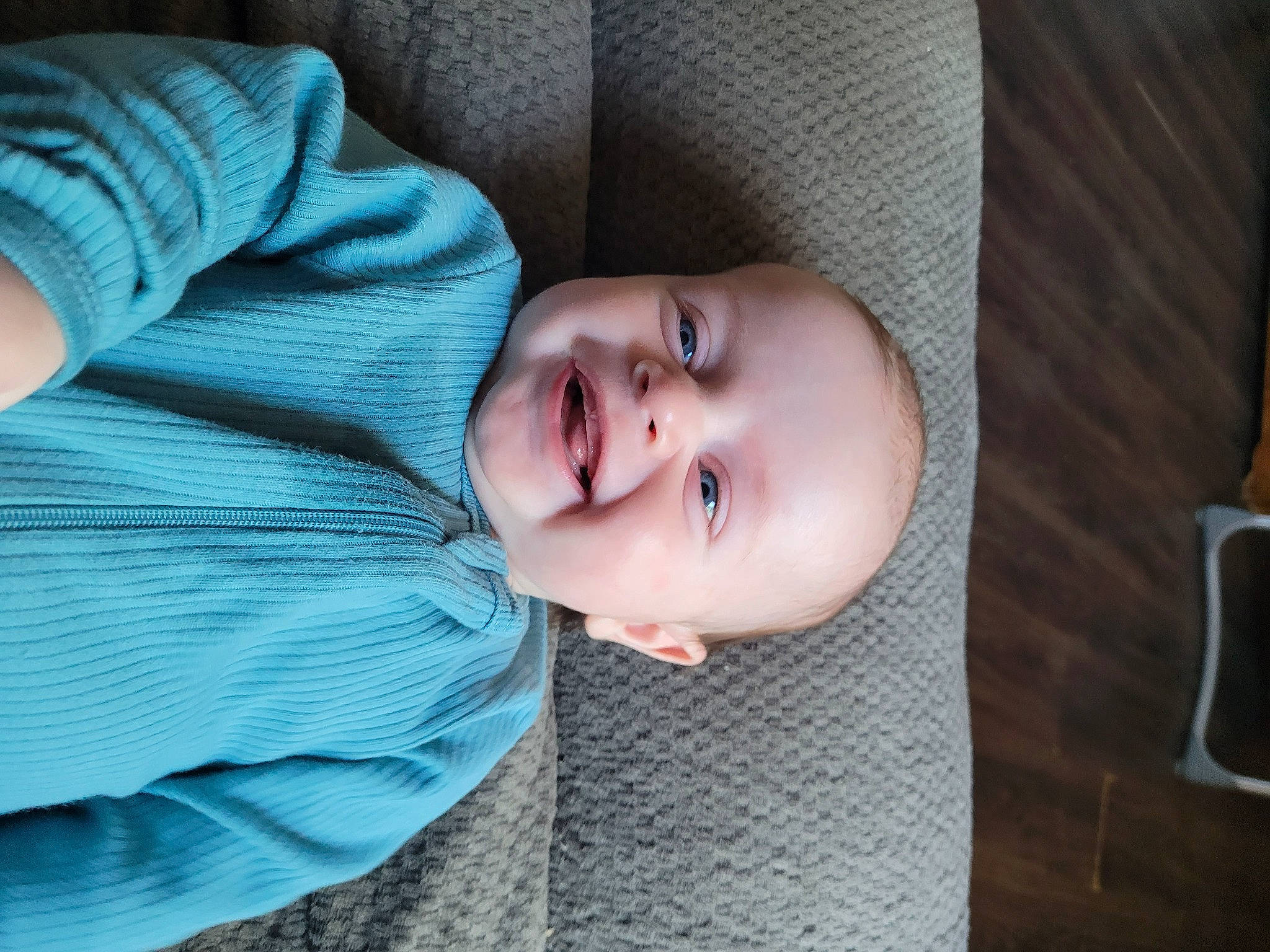 Thomas joined the competition — help win amazing prizes! baby, baby_laughing, baby_products, baby_toddler_clothing, cheek, child, clothing, comfort, eye, eyebrow, fun, happy, iris, joy, lip, mouth, nose, person, skin, sleeve