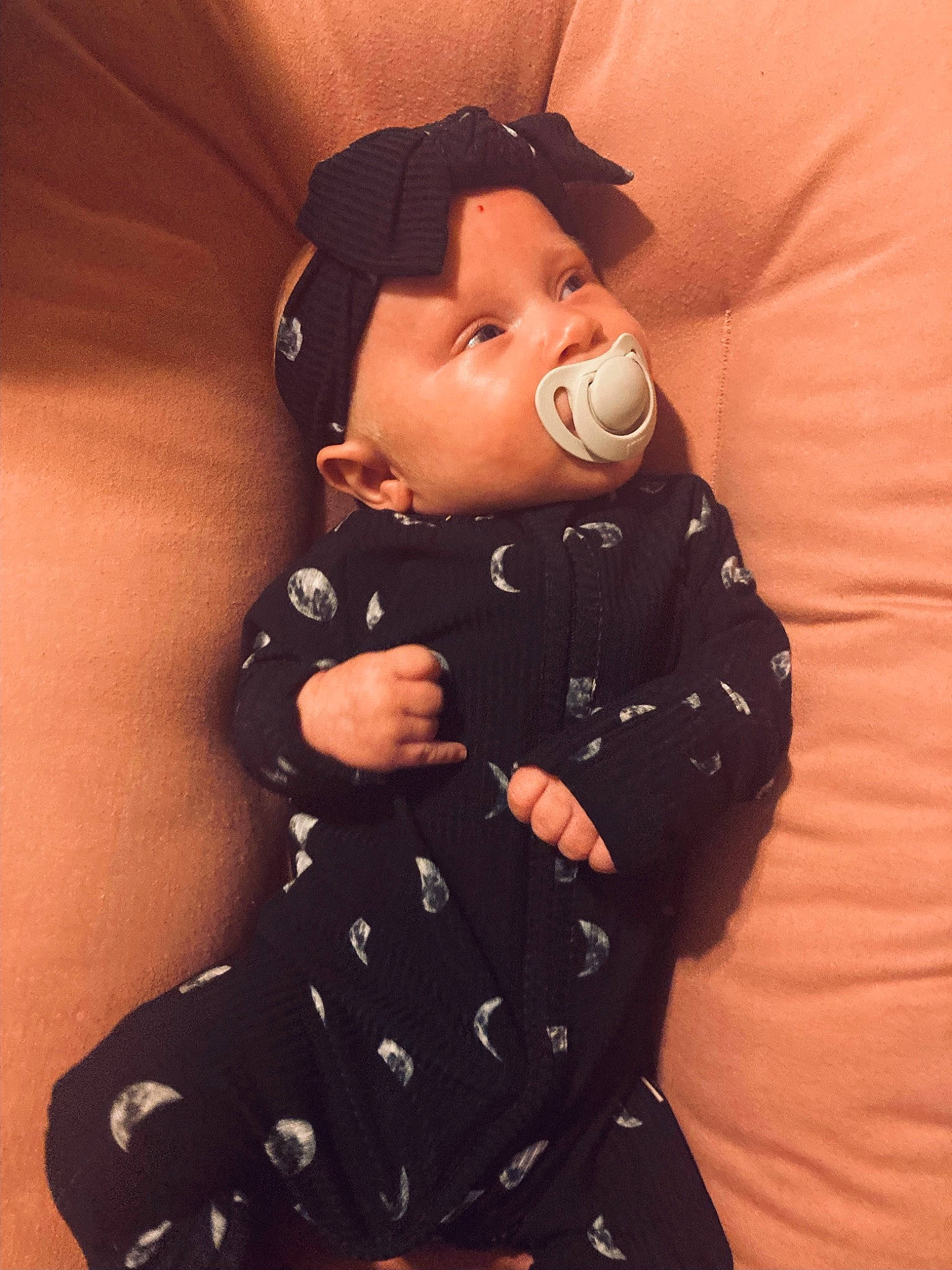 Isla joined the competition — help win amazing prizes! baby, baby_toddler_clothing, cheek, child, comfort, doll, fashion_design, fur, gesture, human_body, lip, nose, pattern, person, sitting, skin, sleeve, thumb, toddler, toy