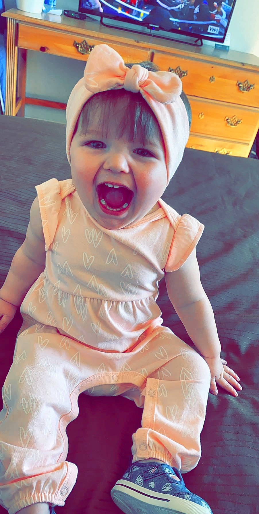 Indika joined the competition — help win amazing prizes! baby, cheek, child, ear, facial_expression, head, mouth, nose, person, pink, play, smile, toddler