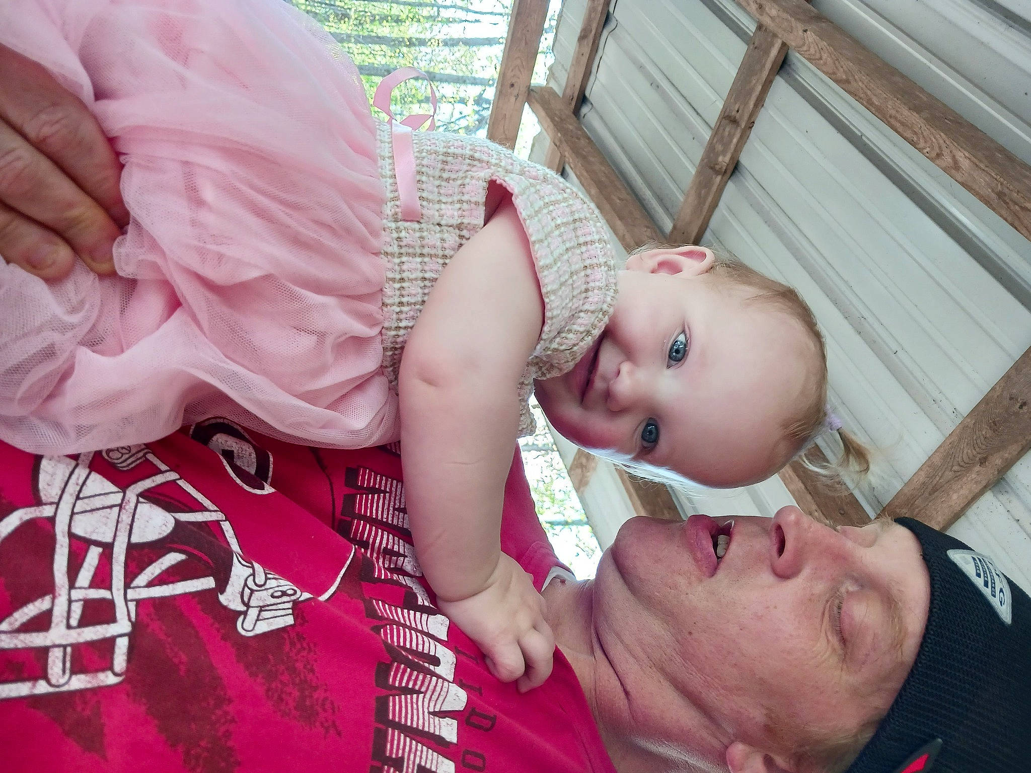 Rylie joined the competition — help win amazing prizes! baby, baby_products, baby_toddler_clothing, child, comfort, event, eye, finger, flesh, fun, hand, happy, headwear, magenta, mouth, muscle, person, pink, skin, smile