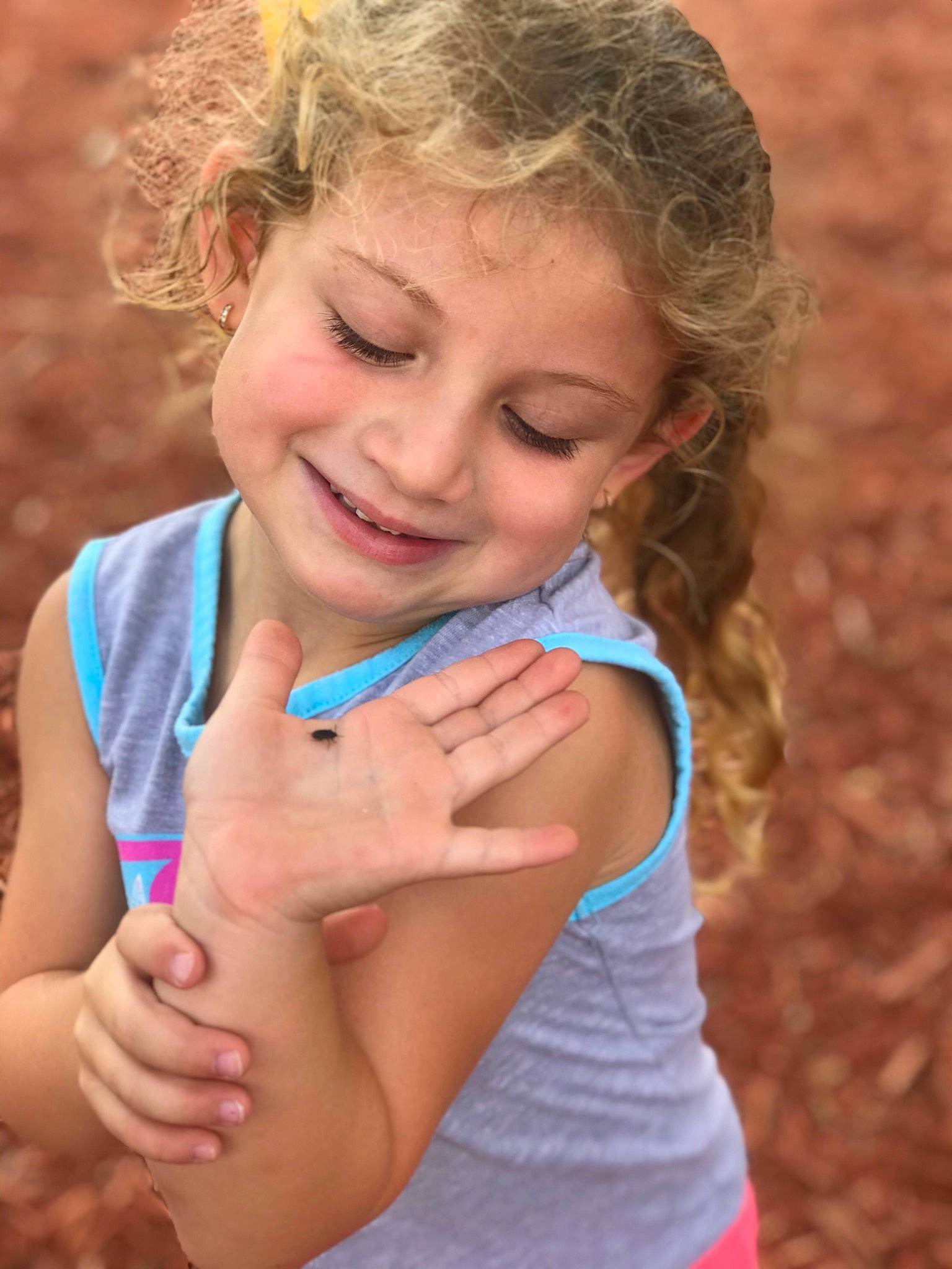 Gabriella joined the competition — help win amazing prizes! arm, eye, eyebrow, face, fun, gesture, grass, hair, hand, happy, iris, joint, joy, leisure, lip, nose, people_in_nature, person, skin, smile