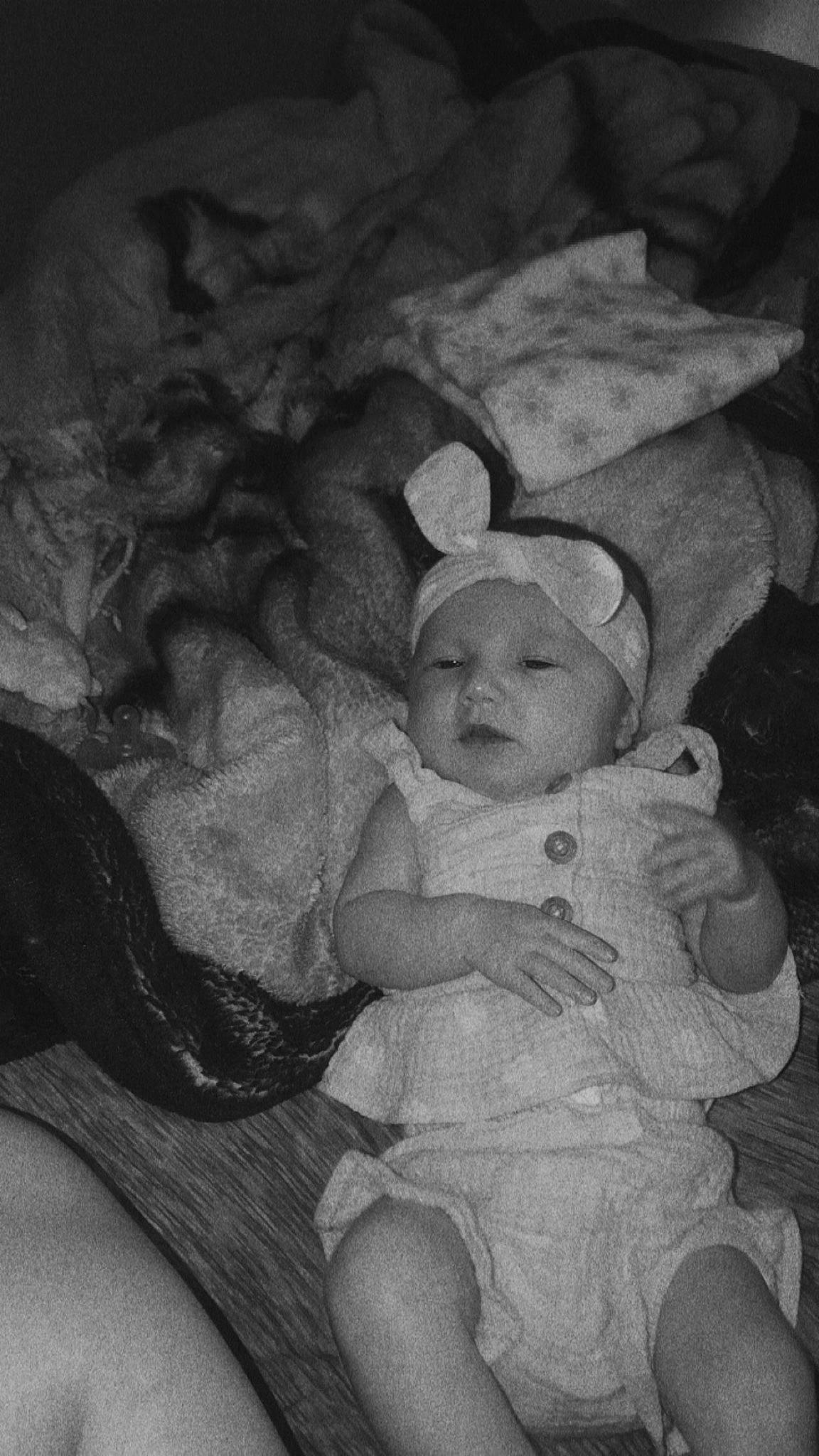 Brooklyn joined the competition — help win amazing prizes! art, baby, baby_products, baby_toddler_clothing, cheek, child, comfort, eye, flash_photography, fun, grass, happy, hat, headwear, human_body, iris, monochrome, monochrome_photography, person, room