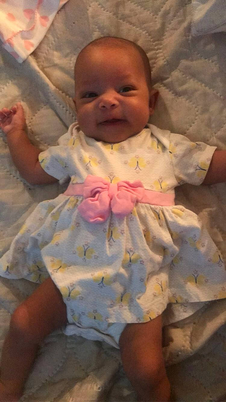 Amia joined the competition — help win amazing prizes! baby, cheek, child, mouth, person, pink, skin, smile, toddler