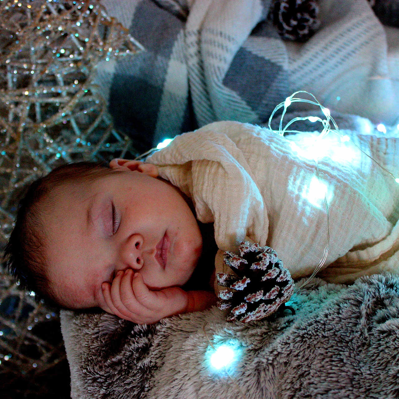 Kase is registered to the contest to win money with this photo: accessories, baby, blanket, bodypart, clothing, couch, face, finger, furniture, hand, hat, head, homedecor, jewelry, linen, newborn, person, photography, portrait, sleeping