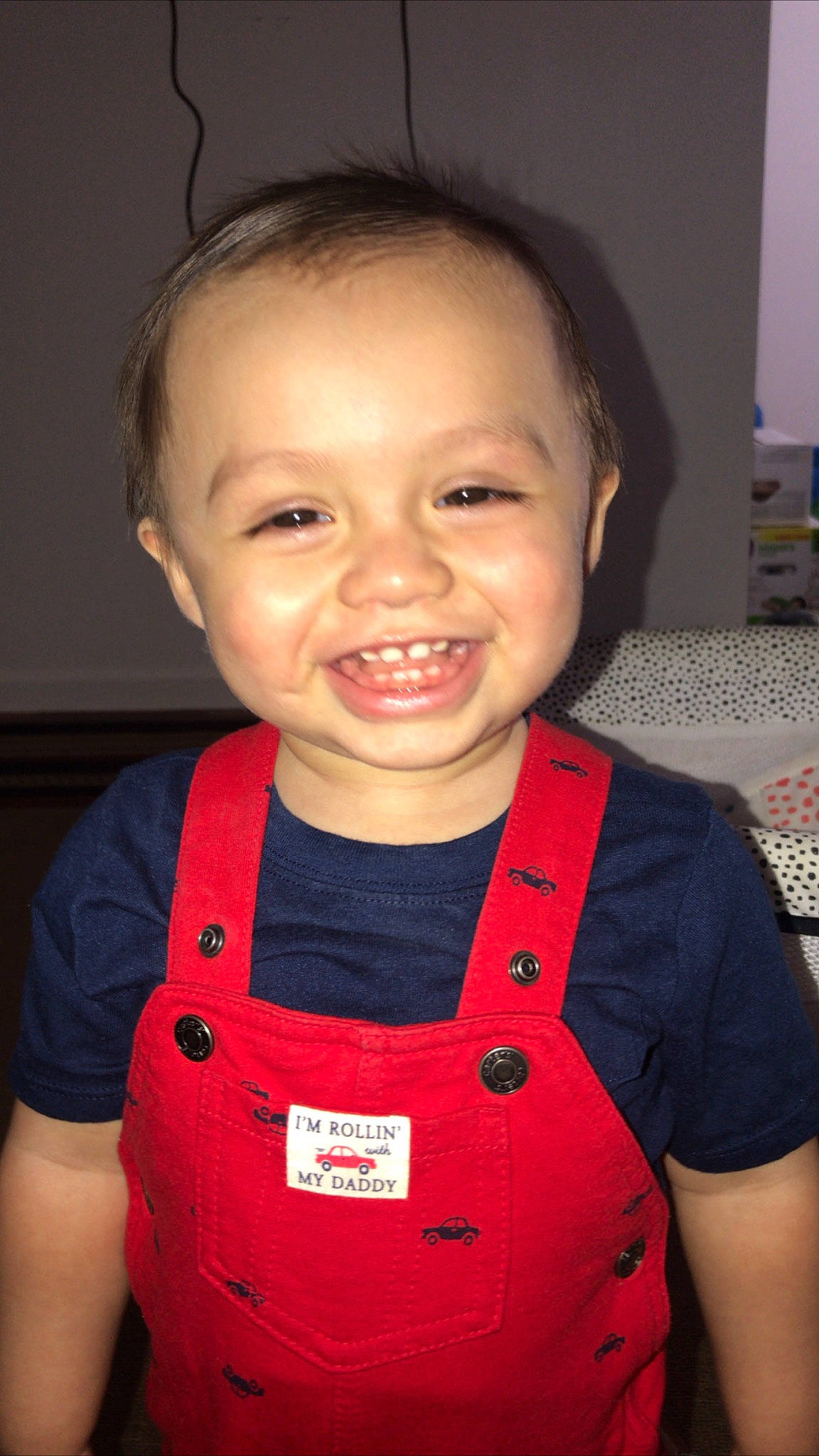 Jesus is registered to the contest to win money with this photo: child, forehead, joy, person, smile, toddler