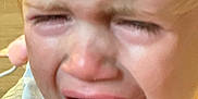 Evelina joined the competition — help win amazing prizes! child, toddler, crying, closeup, face, emotional, blonde_hair, teeth, mouth_open, indoor, expression, upset, person, skin, head, hair, young_child, infant, human, emotion